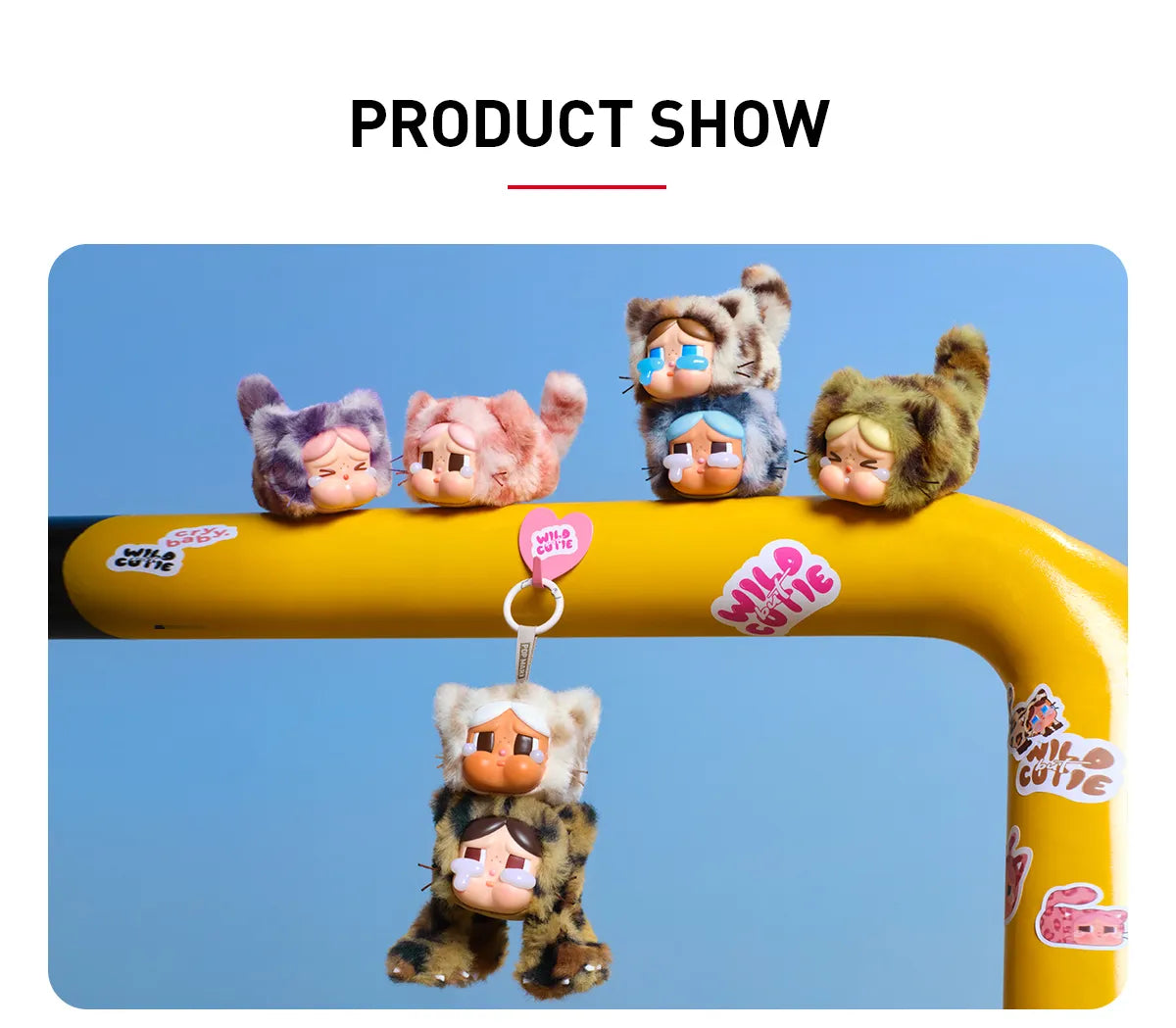 Pop Mart CRYBABY Wild but Cutie Series - Vinyl Plush Pendant Blind Box