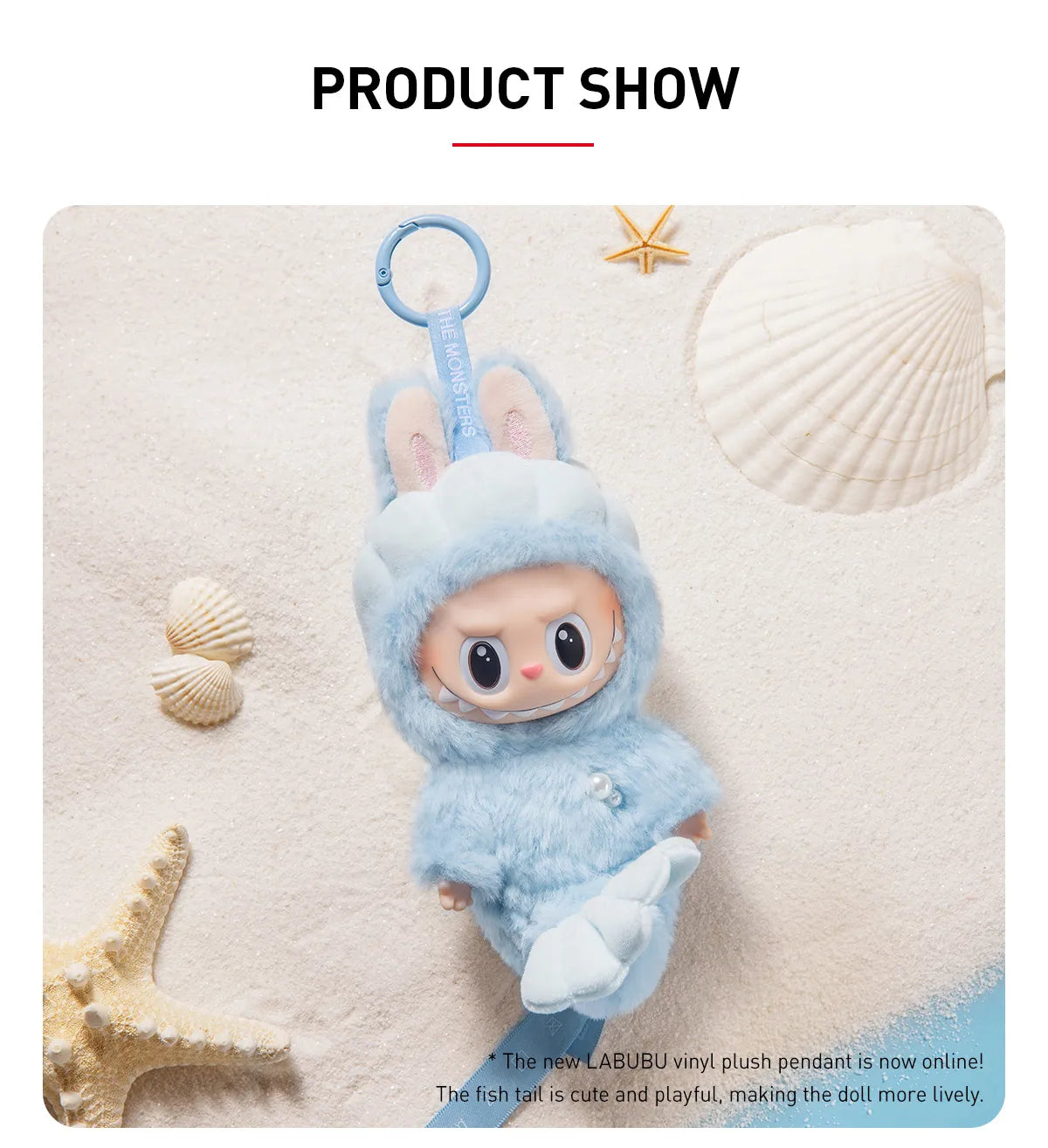 Pop Mart LABUBU HIDE AND SEEK IN SINGAPORE SERIES-Vinyl Plush Doll Pendant