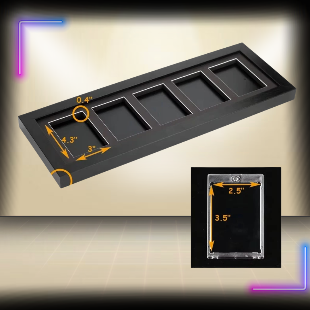 EVORETRO - Display Case for 5 Cards In Magnetic Case 1pc