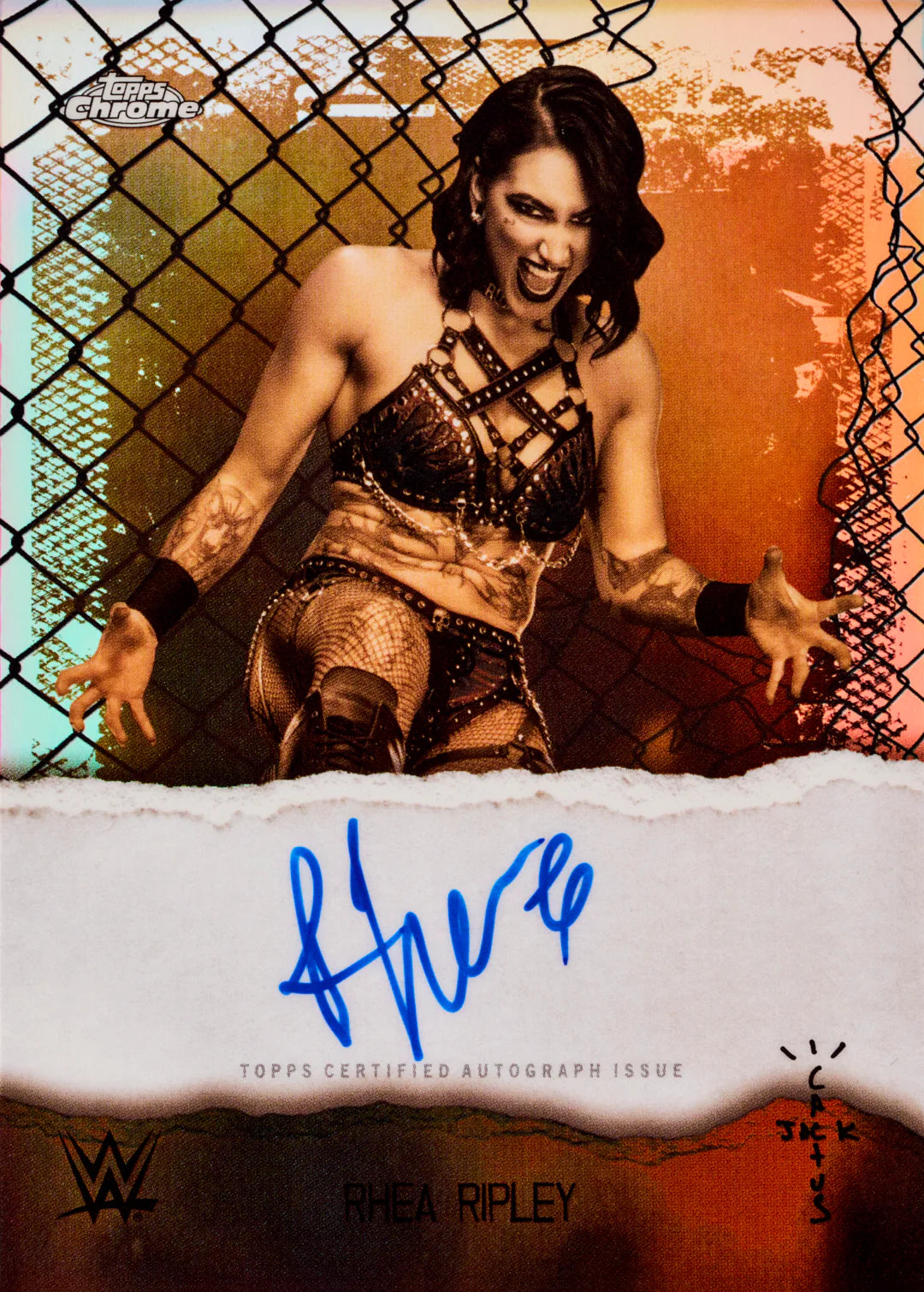 2025 Topps Chrome WWE x Cactus Jack Hobby Box (Pre-order)