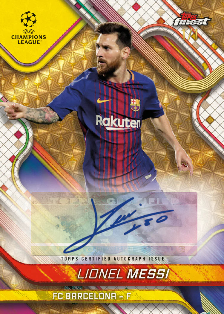 2024/25 Topps Finest UEFA Club Competitions - Hobby Box (RESTOCK wave 2)