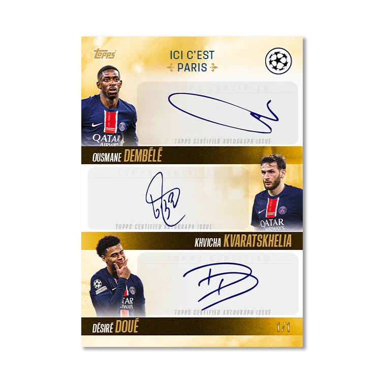 Topps Paris Saint-Germain: European Champions 2025