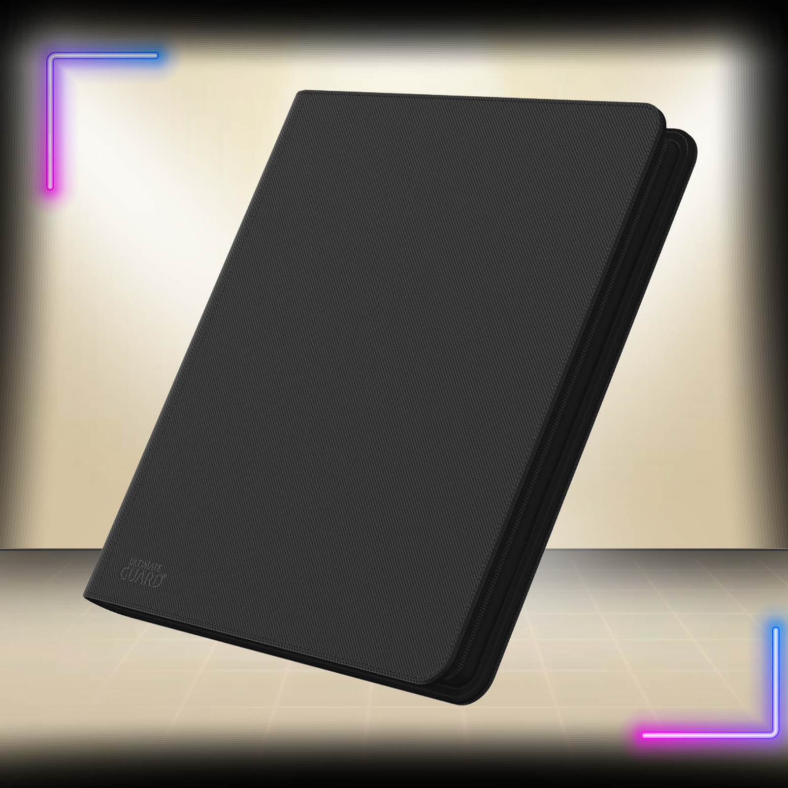 Ultimate Guard Zipfolio 480 - 24-Pocket XenoSkin (Quadrow) - Black