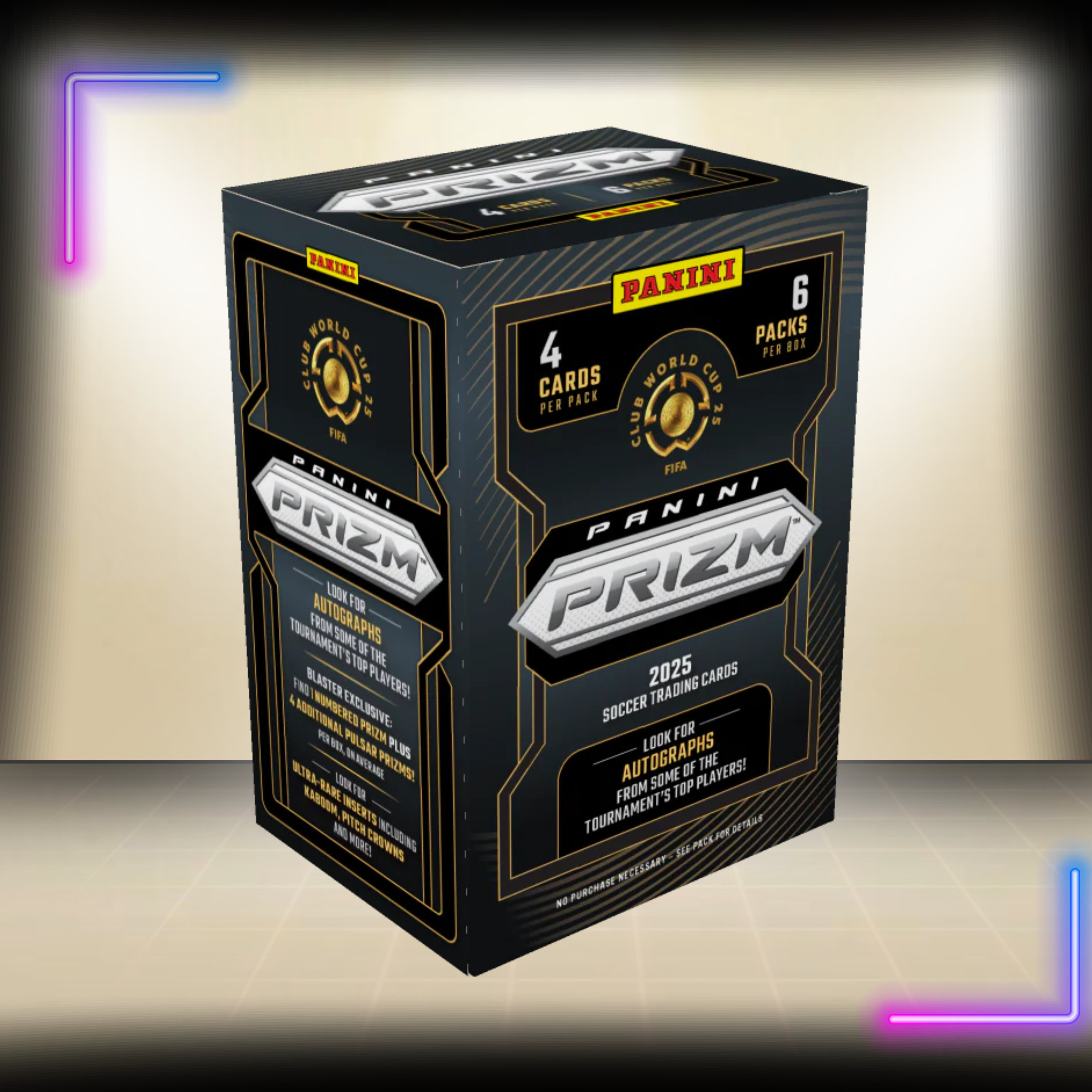 2025 Panini Prizm Fifa Club World Cup Soccer Blaster Box