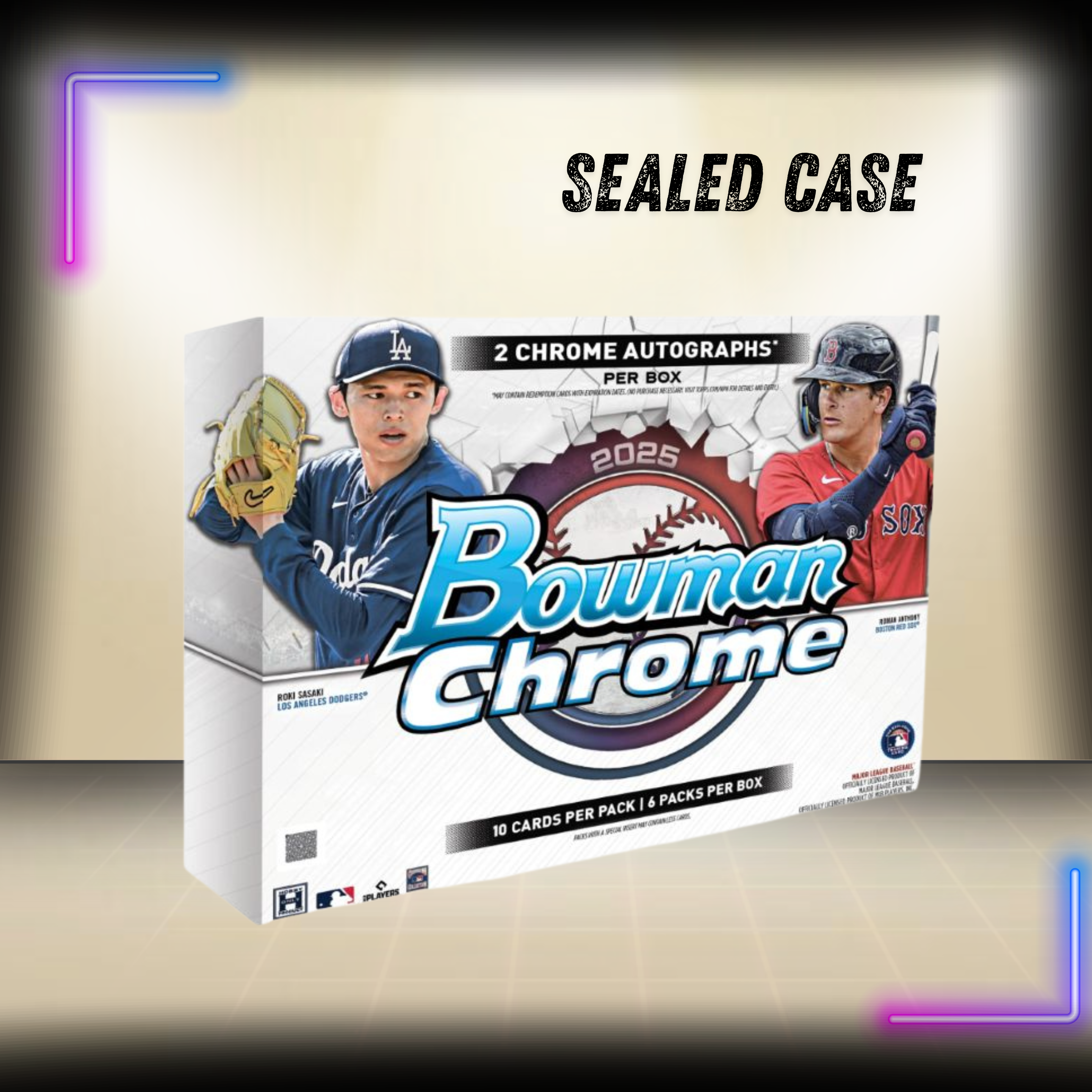 2025 Bowman Chrome Baseball Hobby Box (Sealed case 12 Hobby boxs)