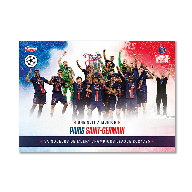 Topps Paris Saint-Germain: European Champions 2025