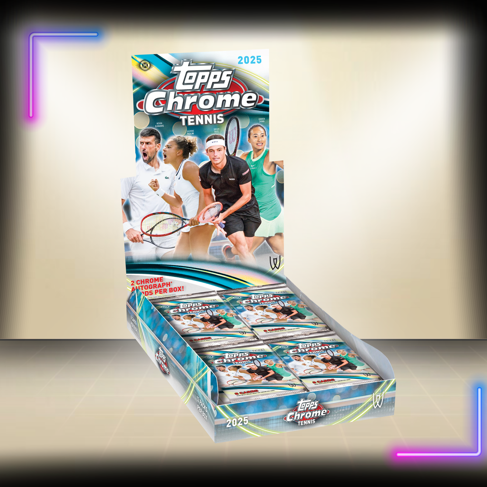 2025 Topps Chrome Tennis - Hobby Box