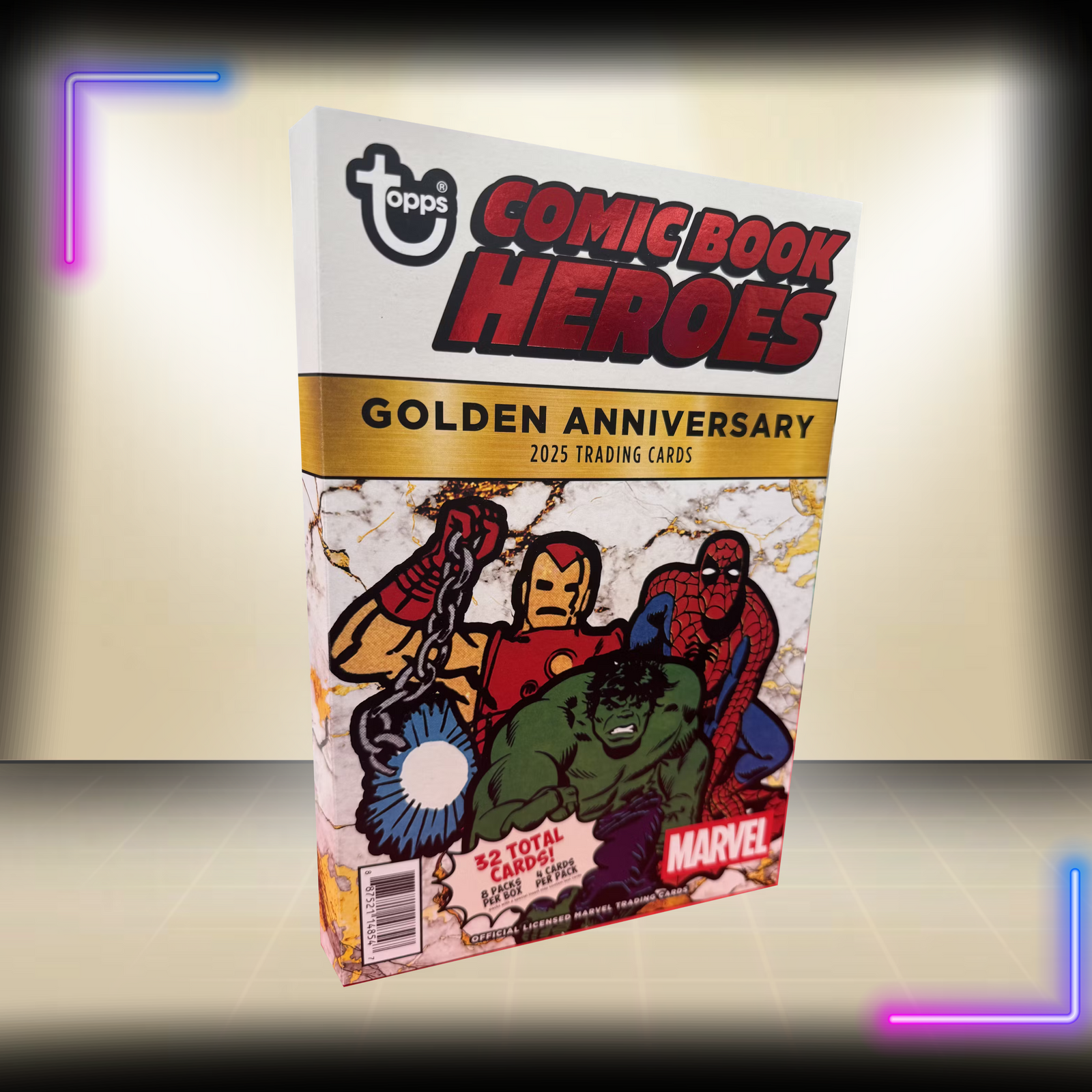 Topps 2025 Marvel Comic Book Heroes 1975 Golden Anniversary - Hobby Box