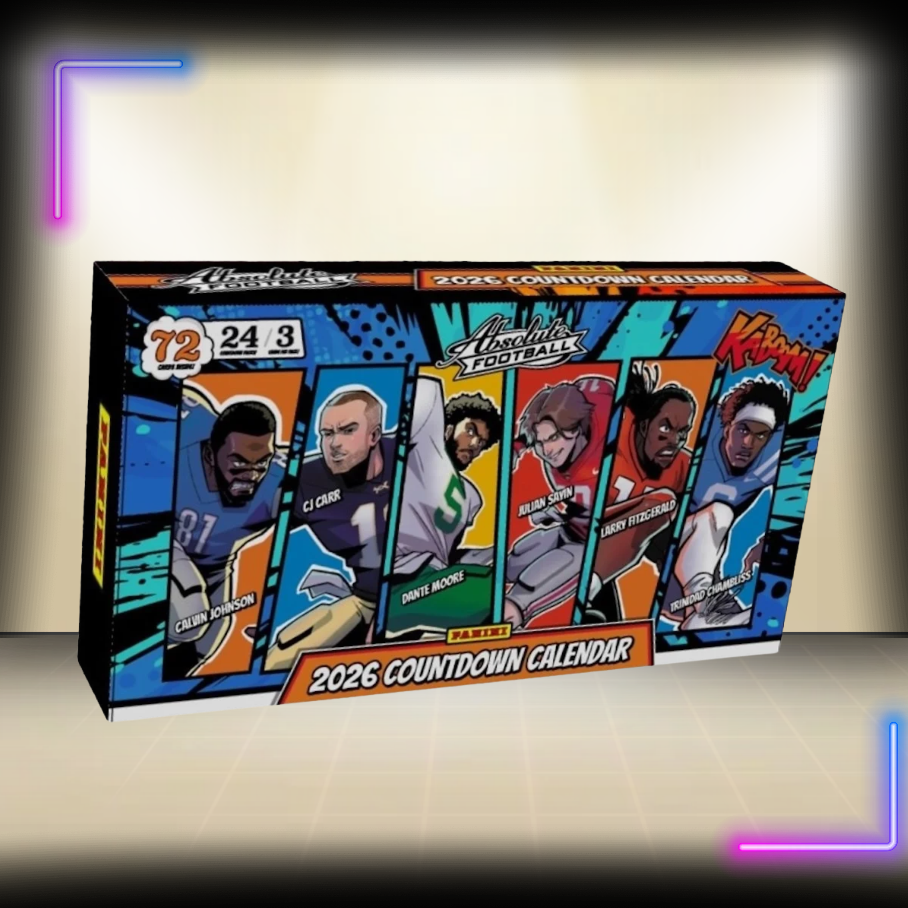 2026 Panini Absolute Football KABOOM! Countdown Calendar – NFL