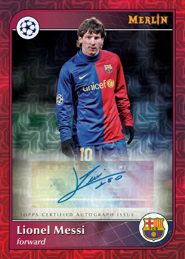 2024/25 Topps Chrome Merlin Soccer Blaster Box