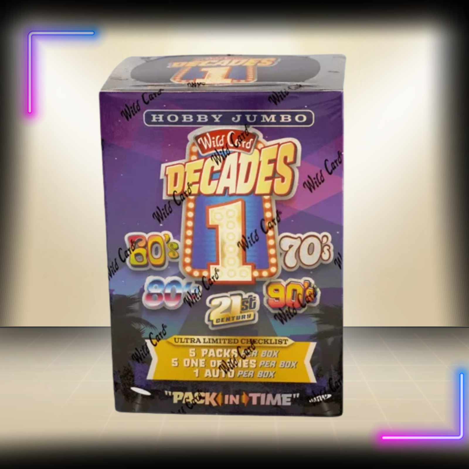 2025 Wild Card Decades 1 Jumbo Box