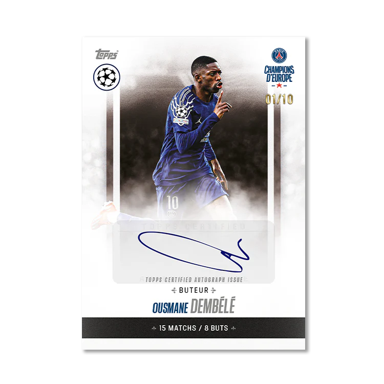 Topps Paris Saint-Germain: European Champions 2025