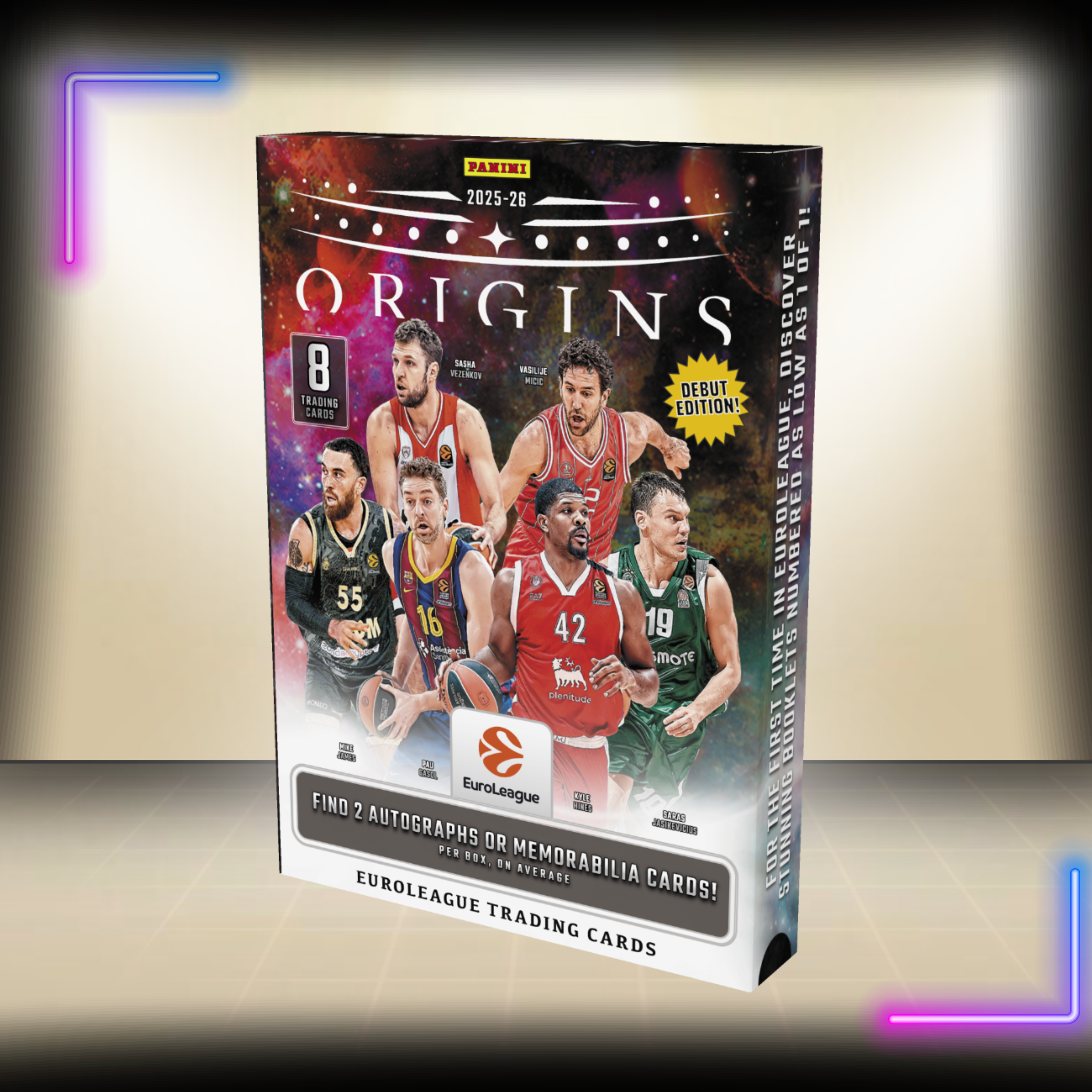 2025-26 Panini Origins EuroLeague Basketball Hobby Box