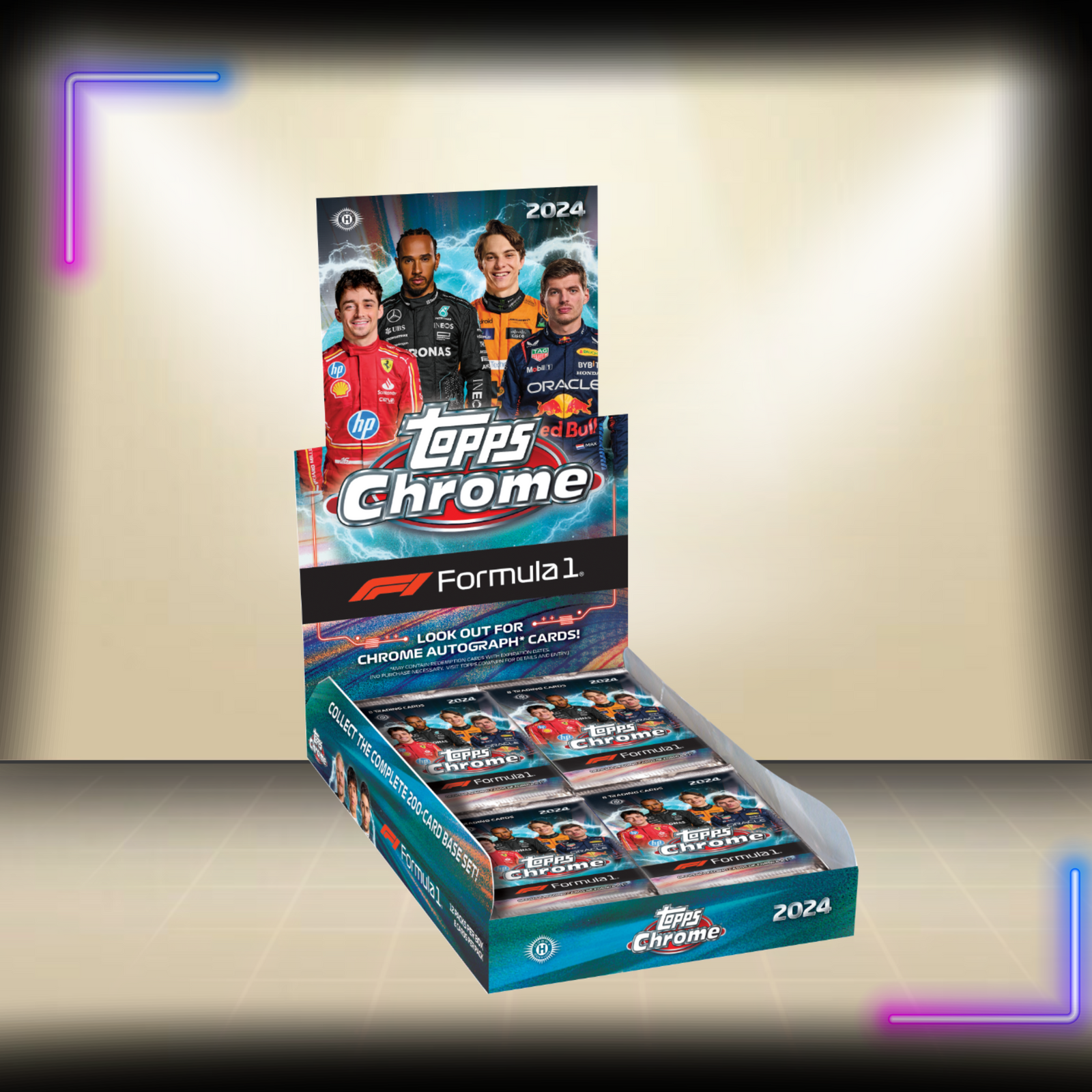 Topps Chrome Formula 1 2024- Hobby Box - Shaks collectibles 