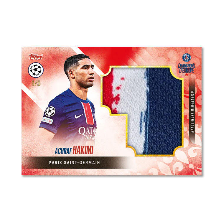 Topps Paris Saint-Germain: European Champions 2025