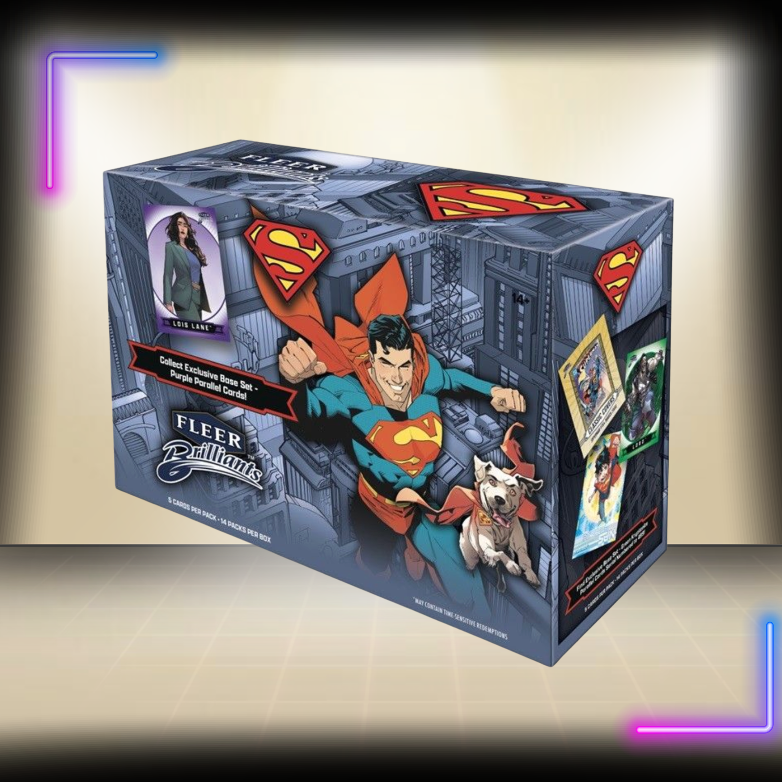 2025 Upper Deck Fleer Brilliants Superman Mega Box