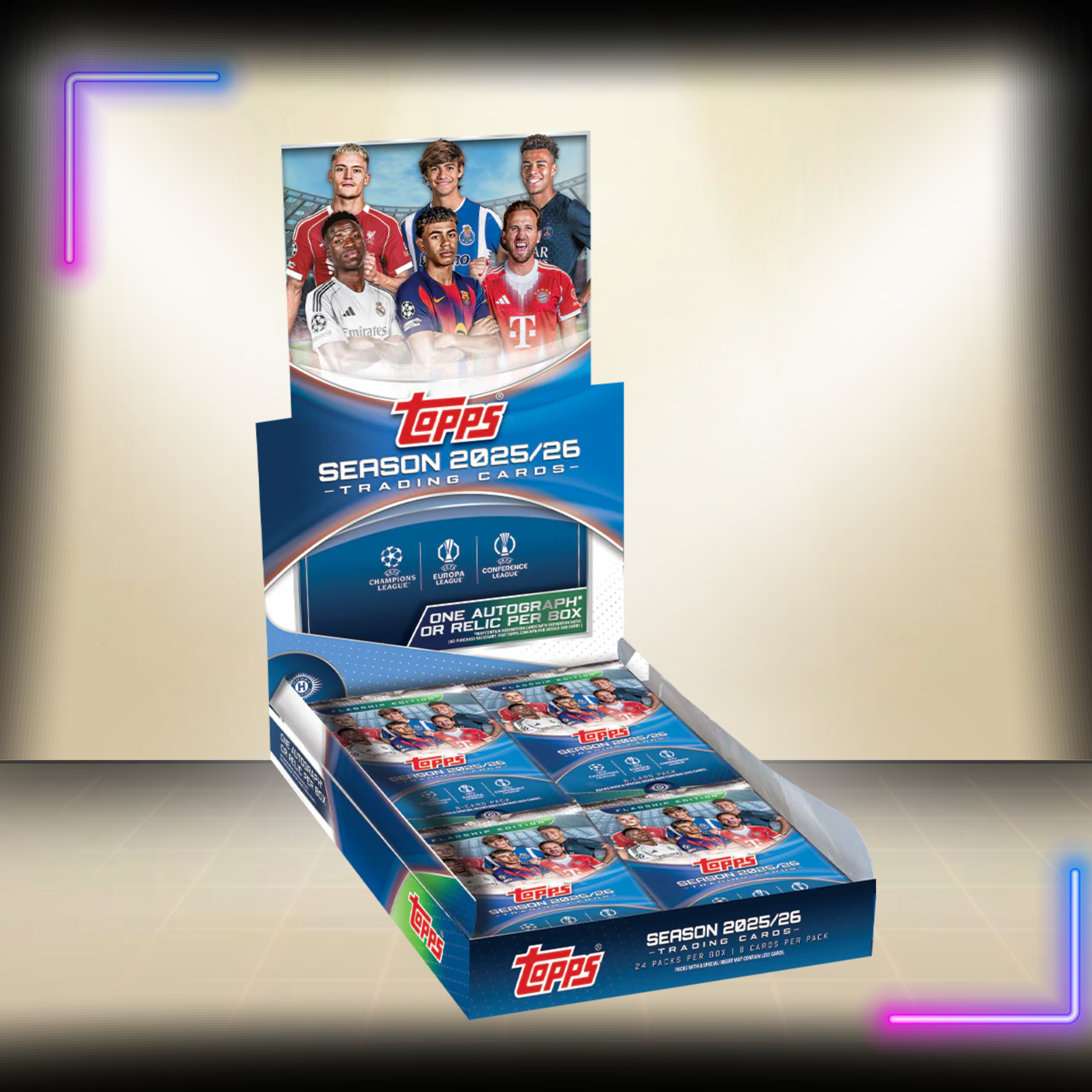 2025-26 Topps UEFA Club Competitions Flagship - Hobby Box