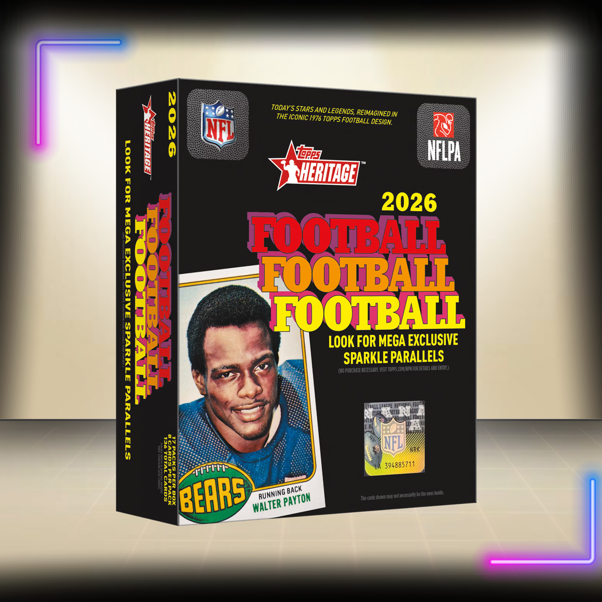 2026 Topps Heritage Football – Mega Box NFL