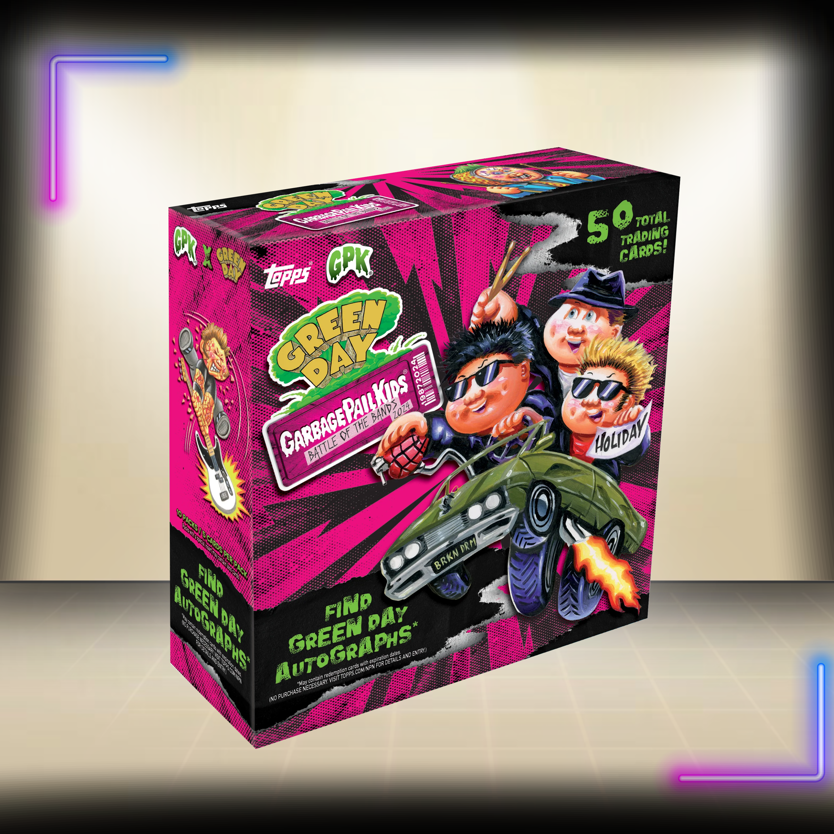 2024 Topps GPK Battle of the Bands - Green Day- Box