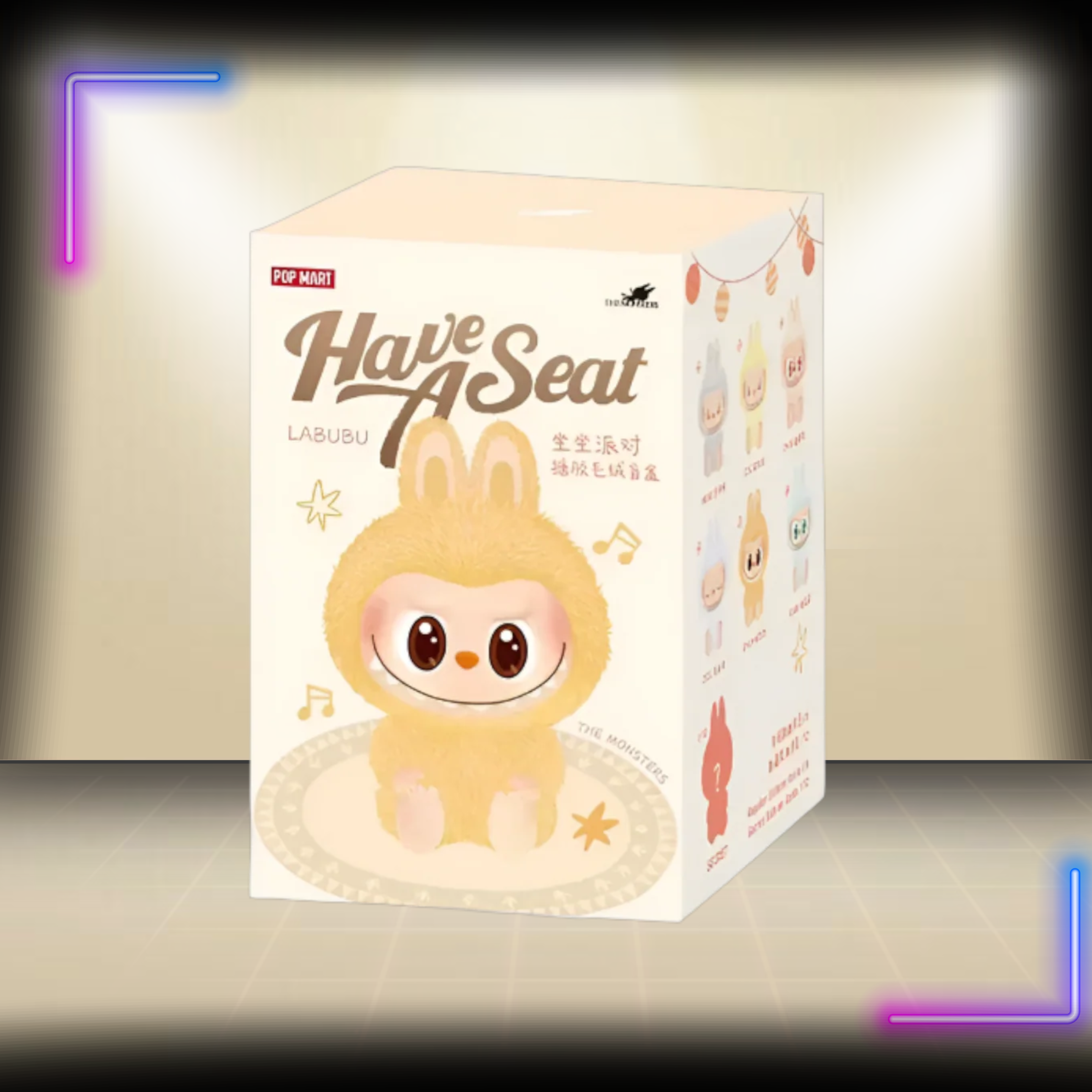 Pop Mart LABUBU THE MONSTERS - Have a Seat Vinyl Plush Blind Box