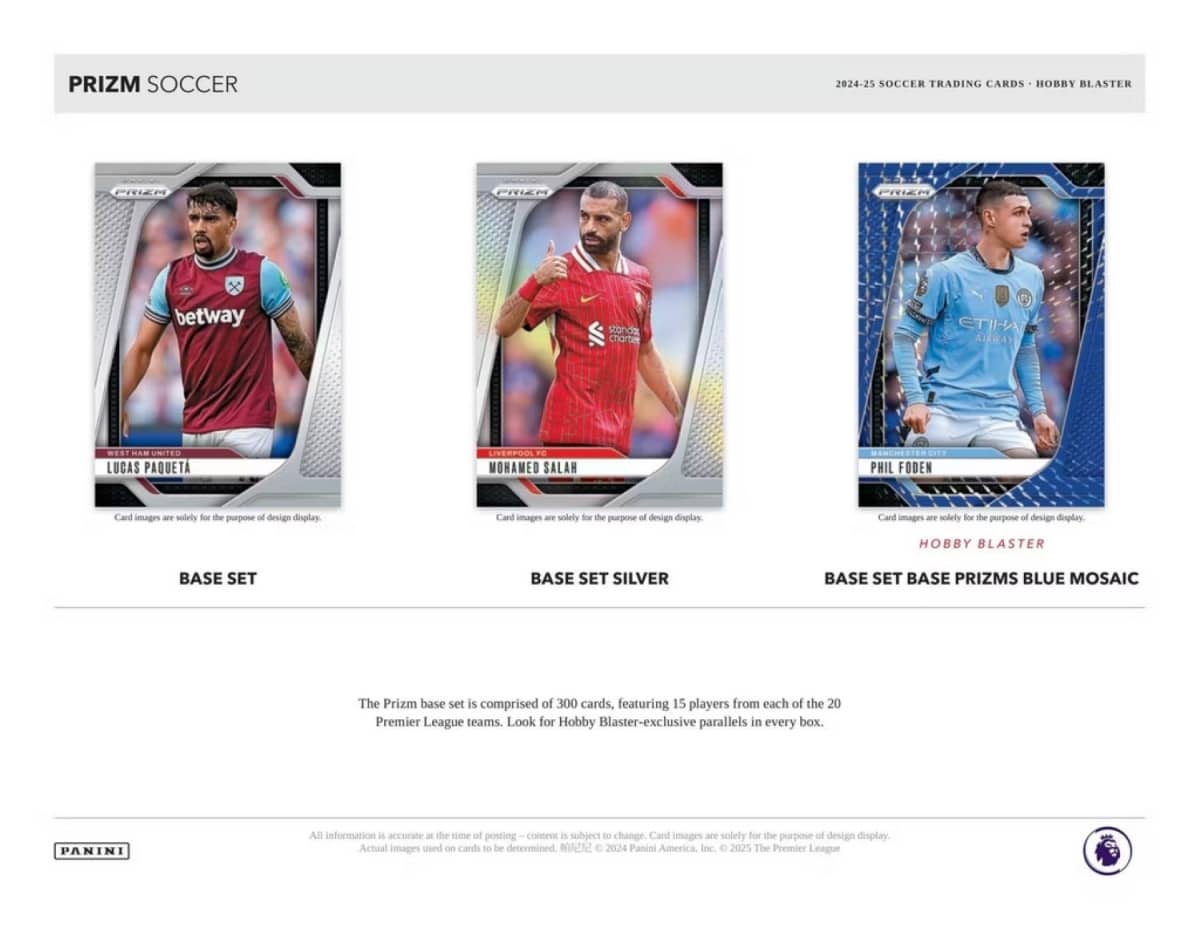 2024/25 Panini Prizm Premier League EPL Soccer Blaster Box