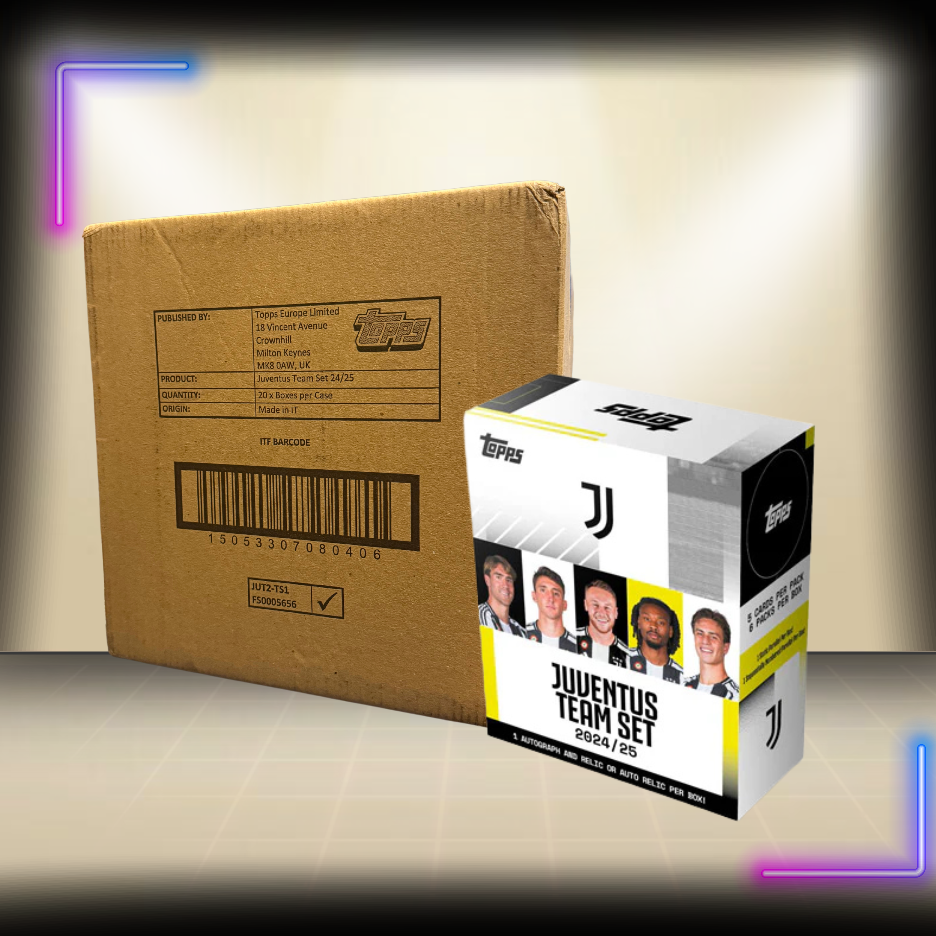 2024/25 Topps Juventus Team Set- Sealed case