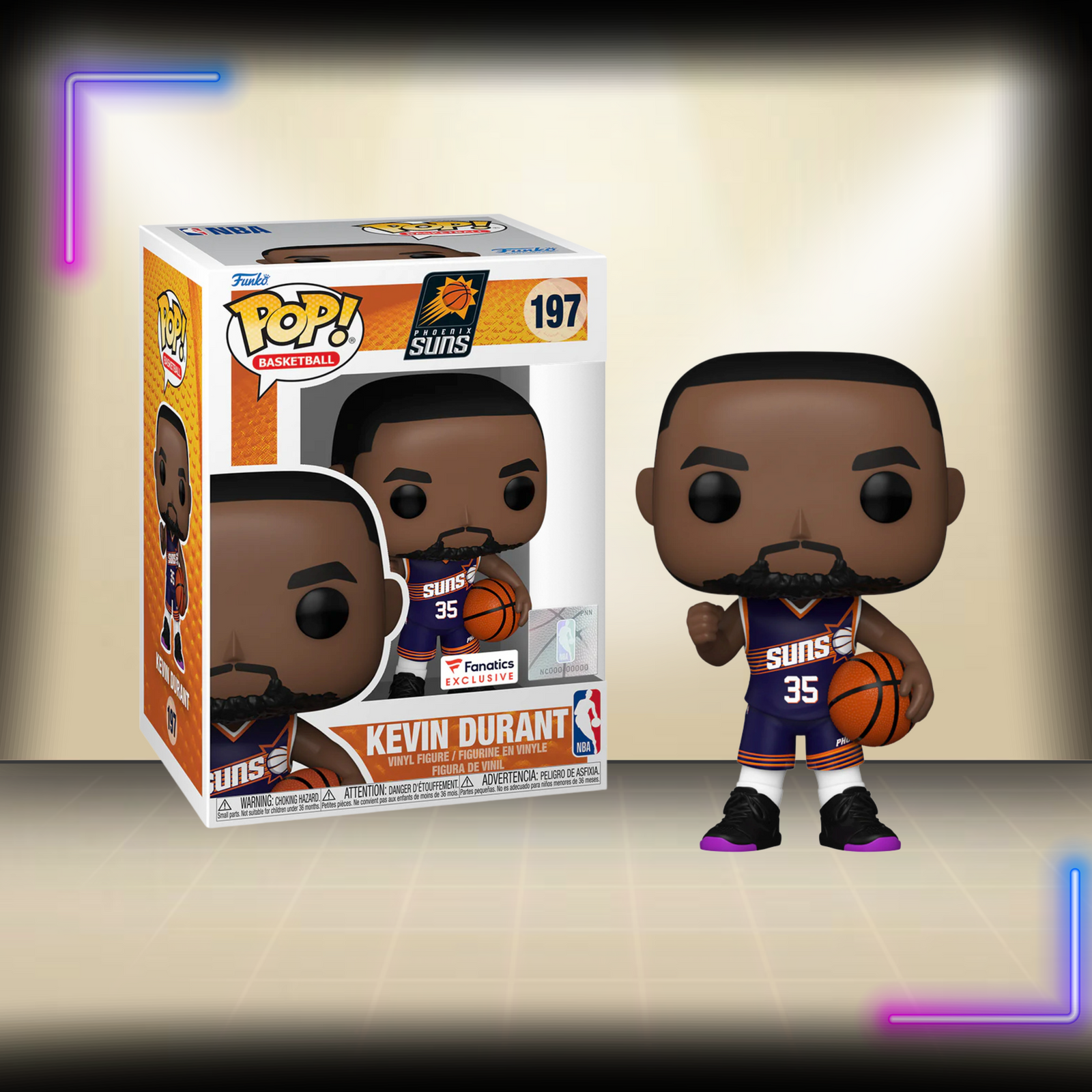 FUNKO POP NBA- Kevin Durant 197 (Fanatics Exclusive) - Shaks collectibles 