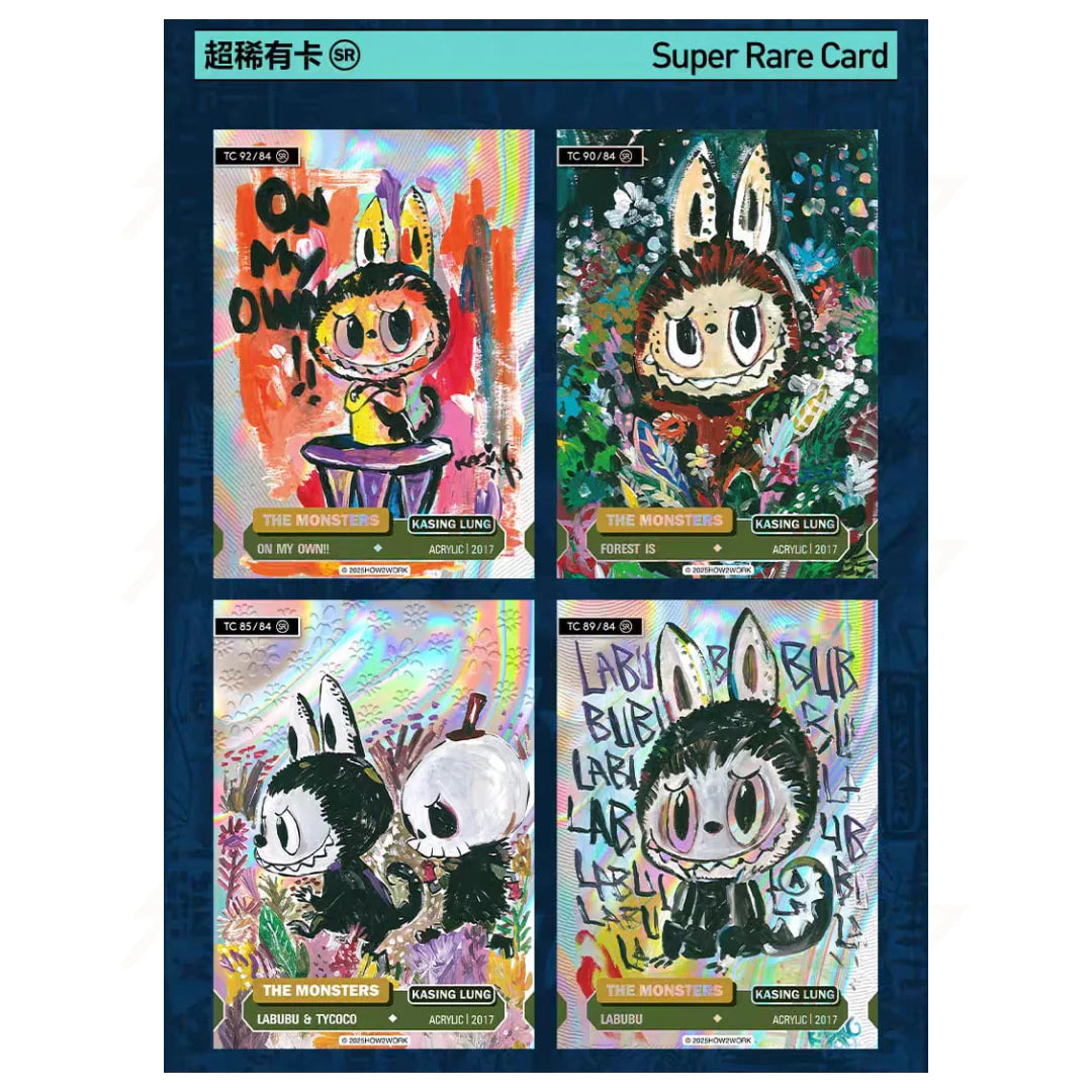 How2Work Labubu cartes à collectionner Chrome The Monsters Series 3