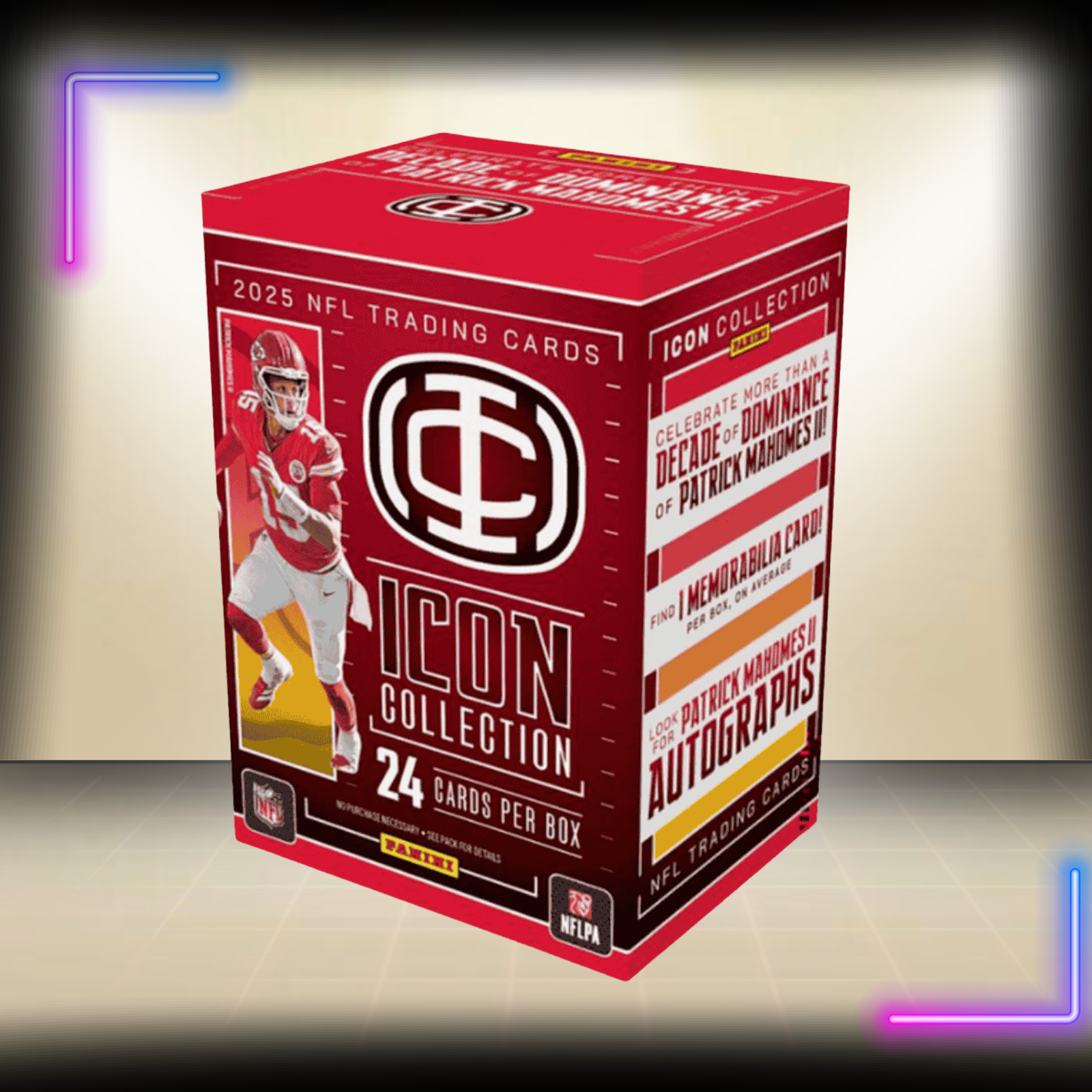 2025 Panini Authentically Mahomes Icon Collection Football Blaster Box