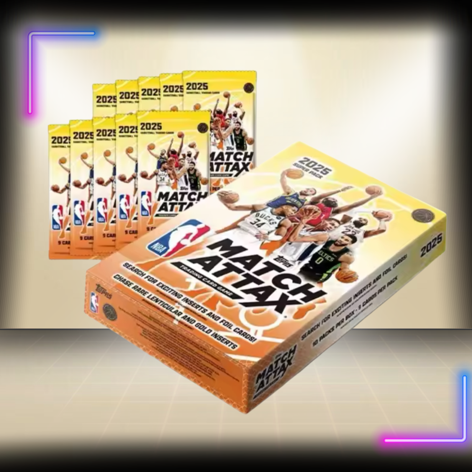 2025-26 Topps Match Attax NBA Basketball Super Pack Edition Box