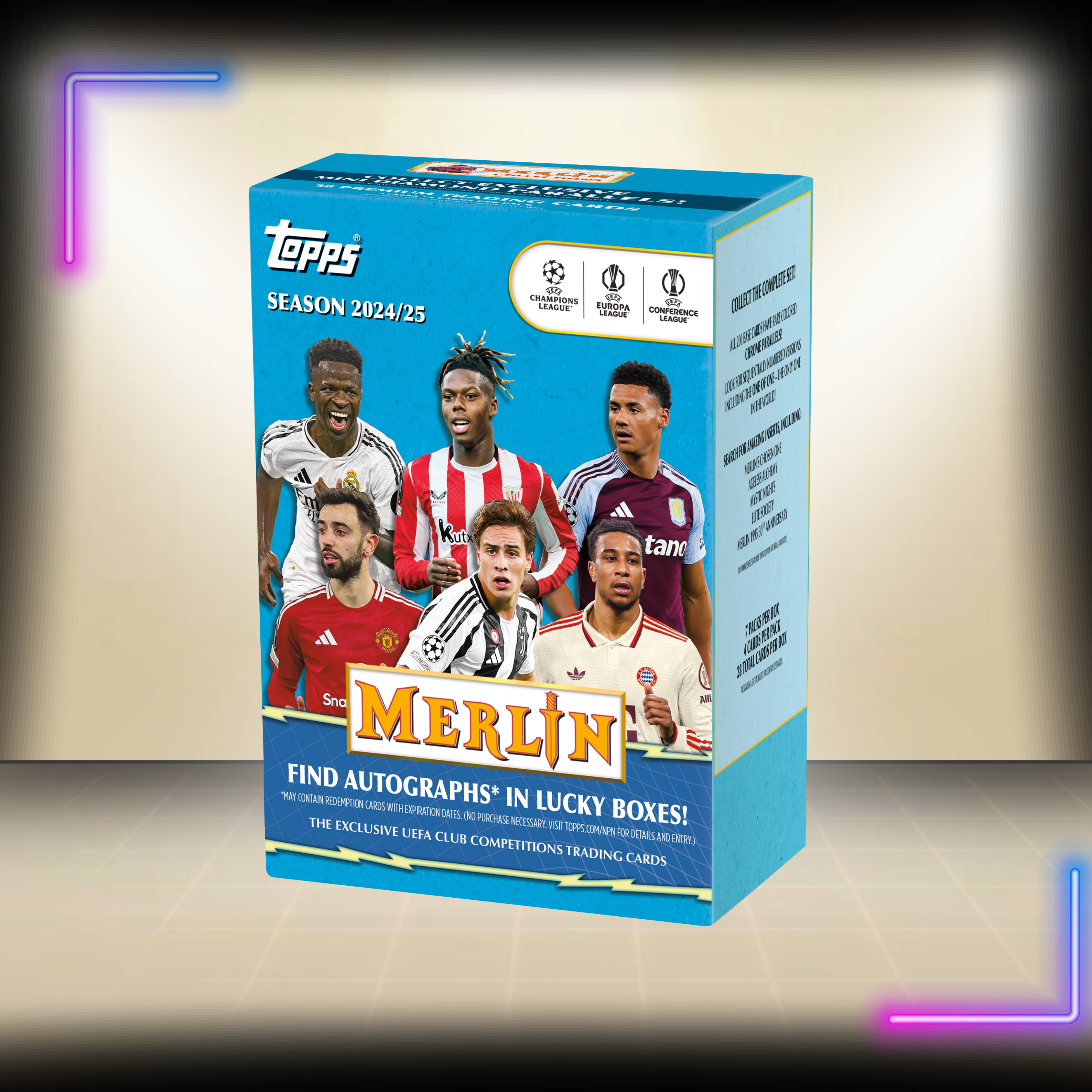 2024/25 Topps Chrome Merlin Soccer Blaster Box