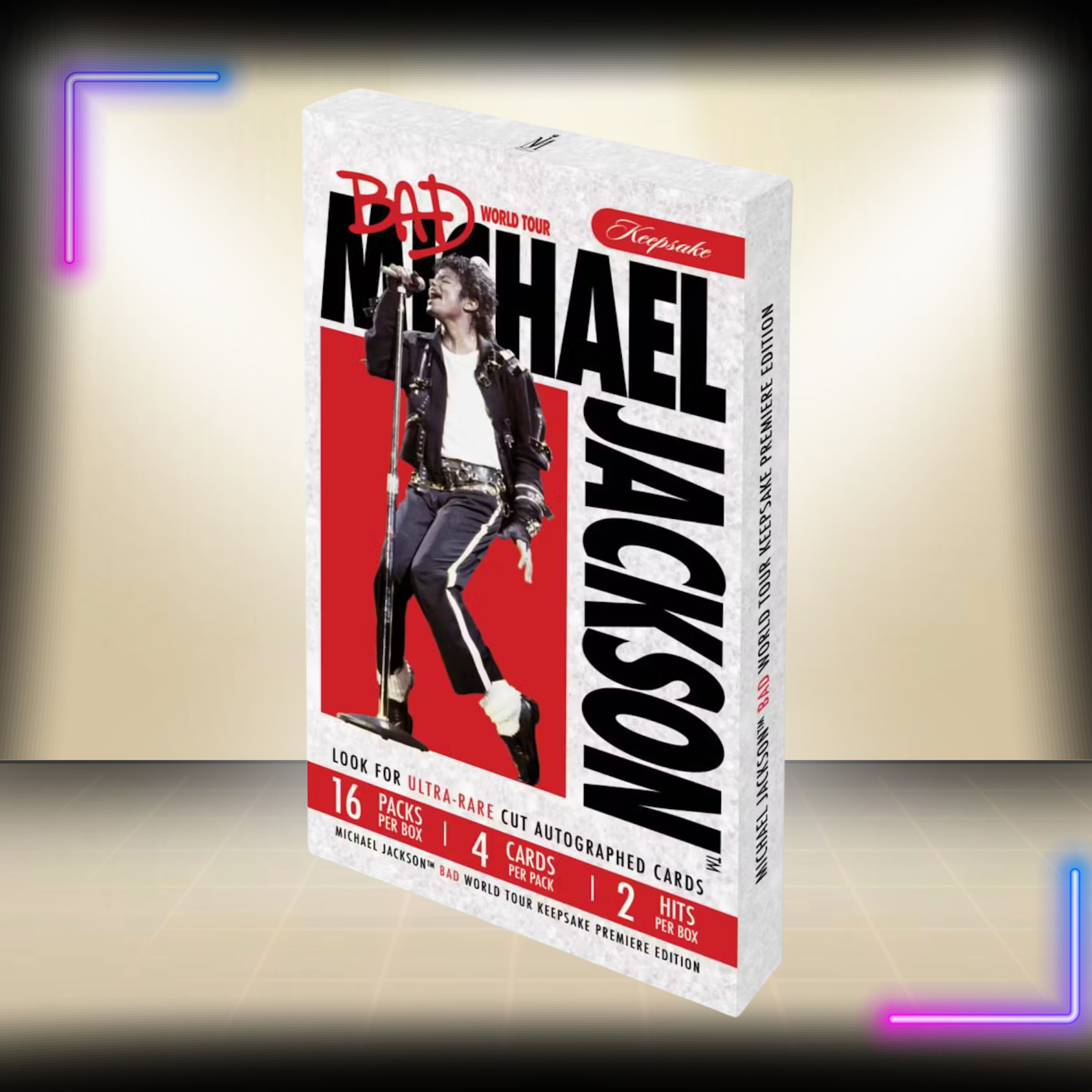 2025 Michael Jackson Bad World Tour Keepsake Premiere Edition Hobby Box