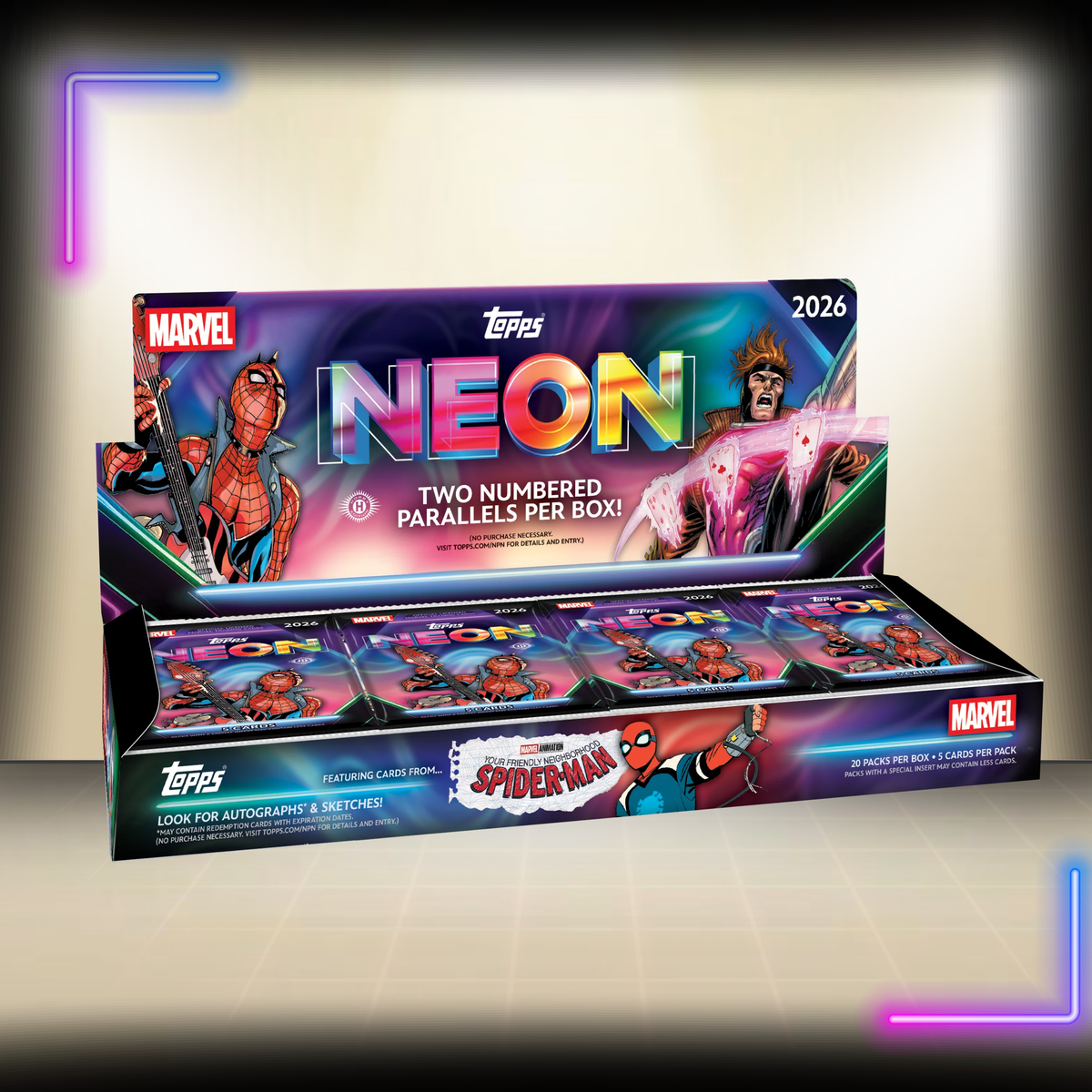 2026 Topps Neon Marvel – Hobby Box