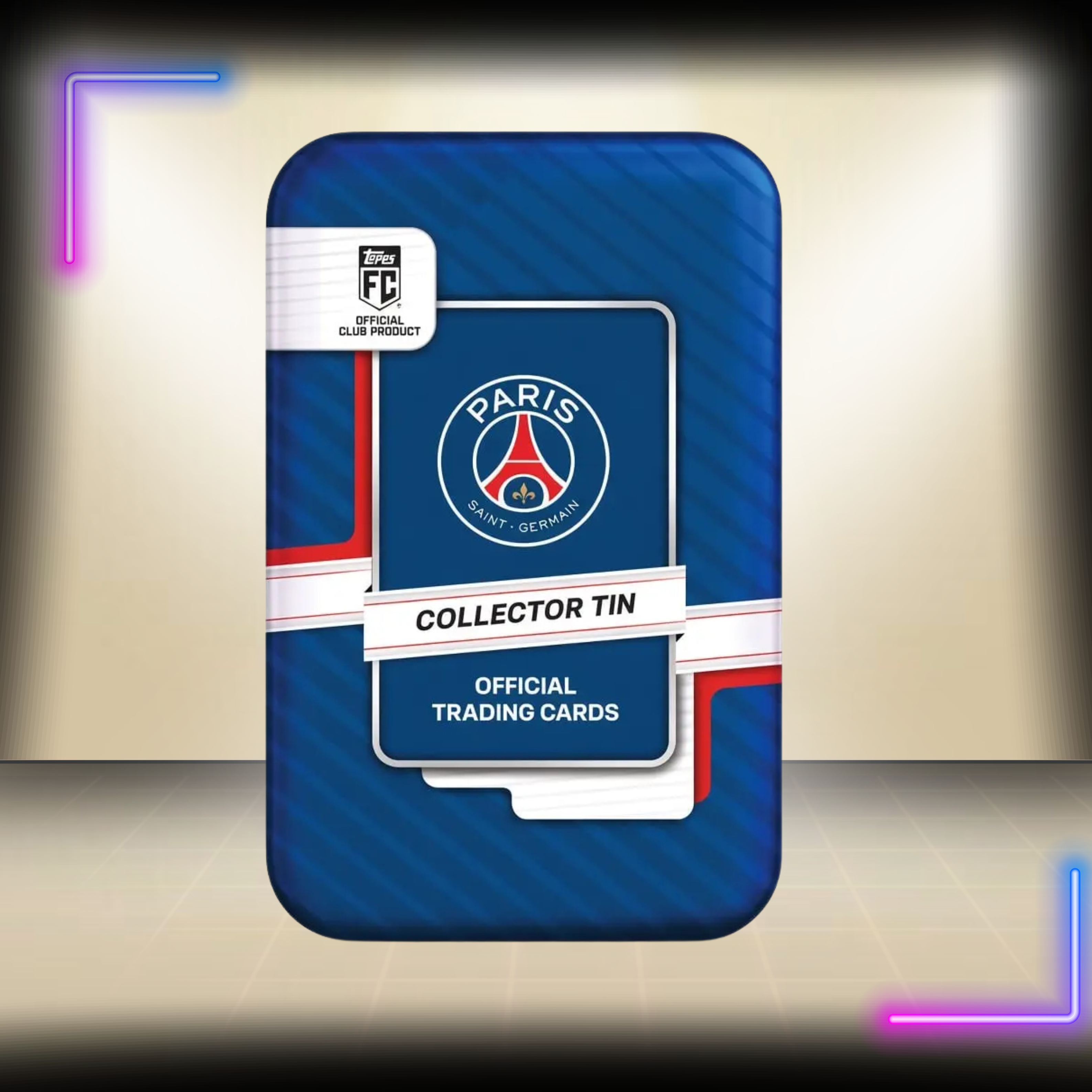 Topps Paris Saint-Germain PSG 2025/26 – Tin Box