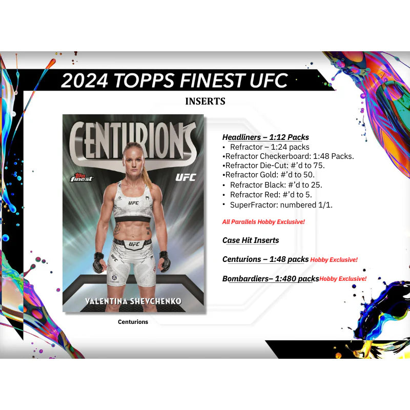 2024 Topps Finest UFC Hobby Box
