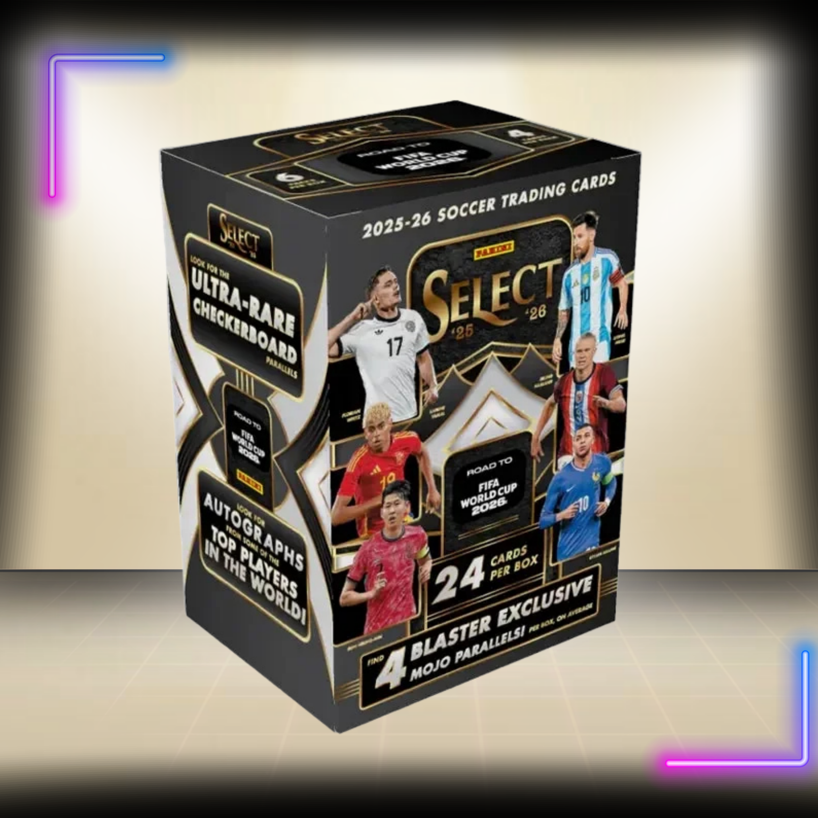 2025/26 Panini Select Road to FIFA World Cup Soccer Blaster Box