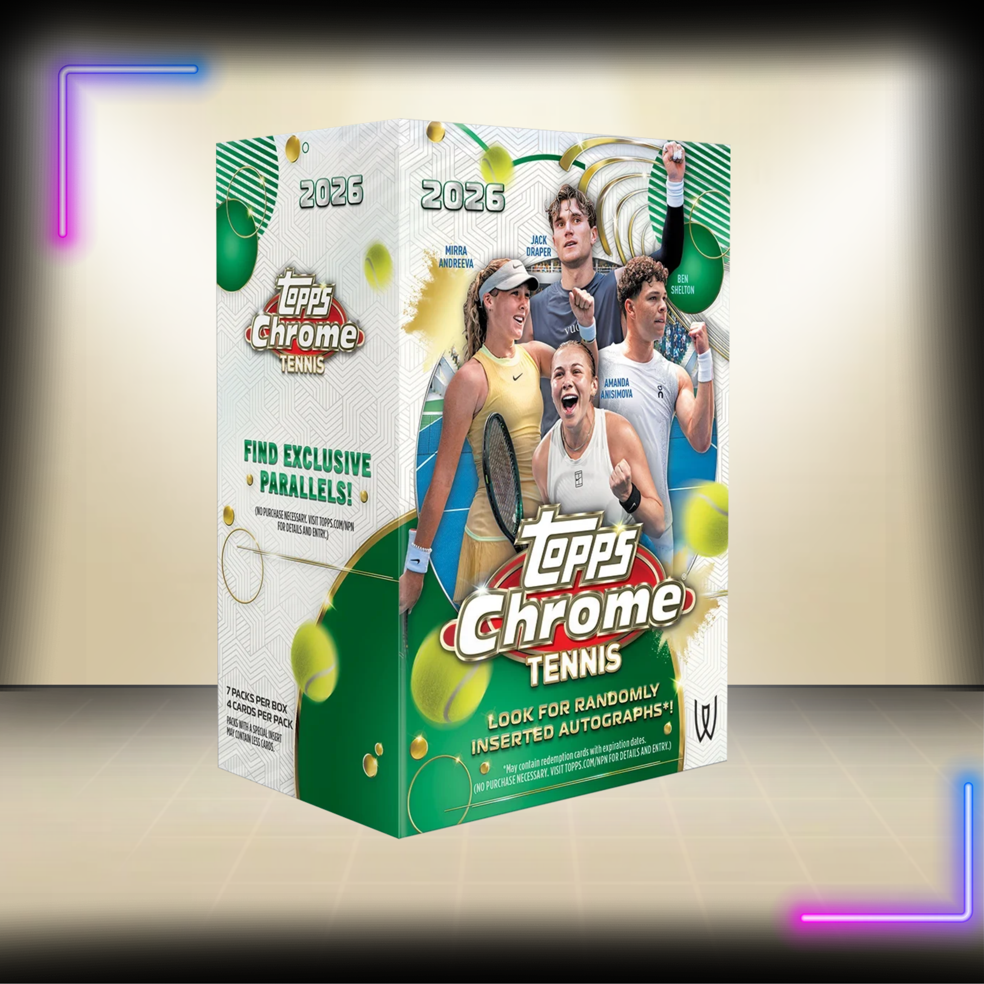 2026 Topps Chrome Tennis – Value Box