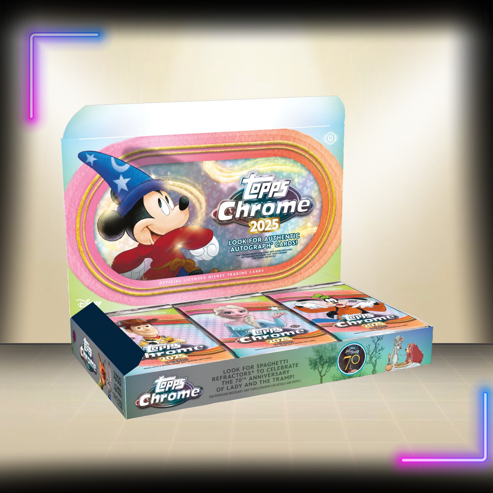 2025 Topps Chrome Disney - Hobby Box