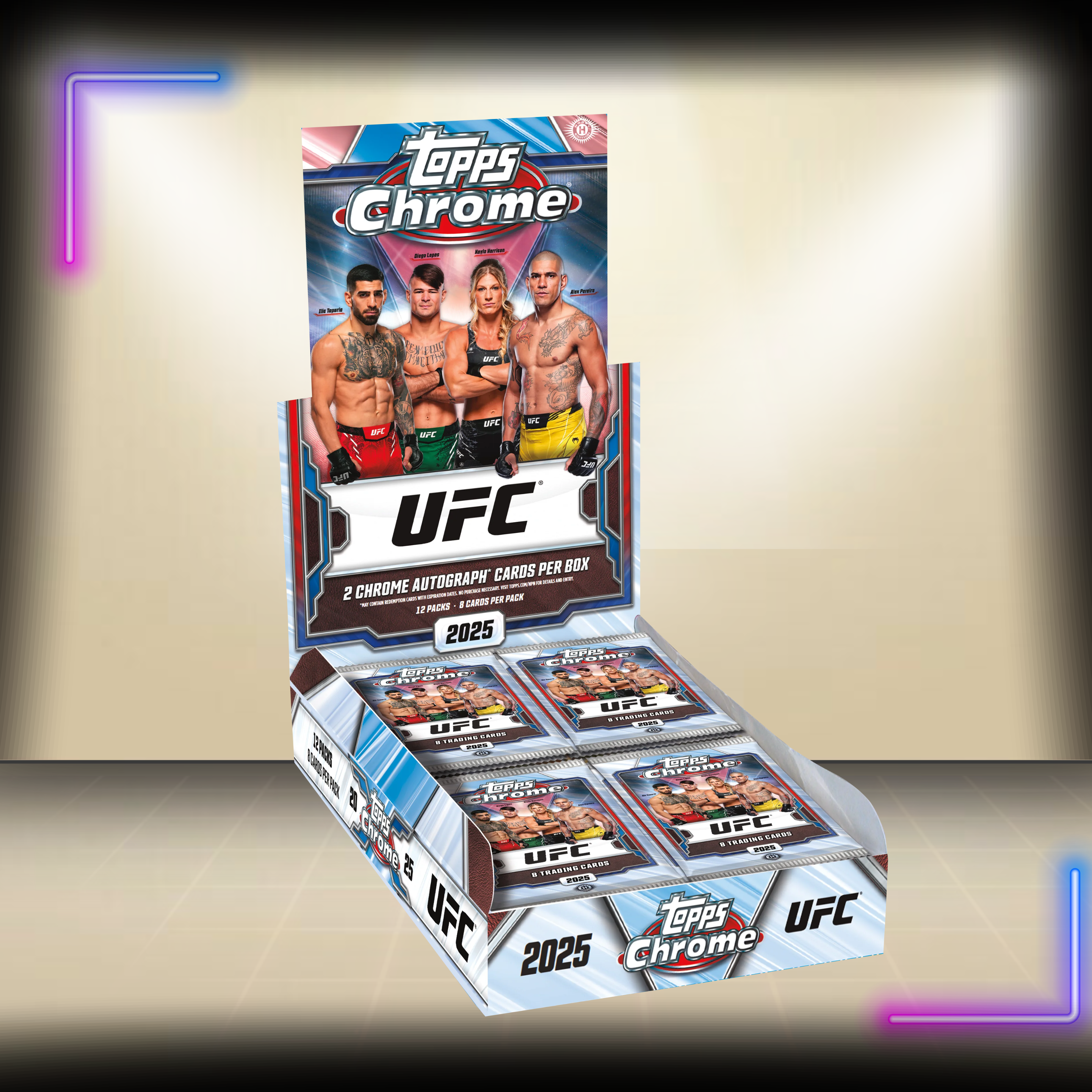 2025 Topps Chrome UFC Hobby Box