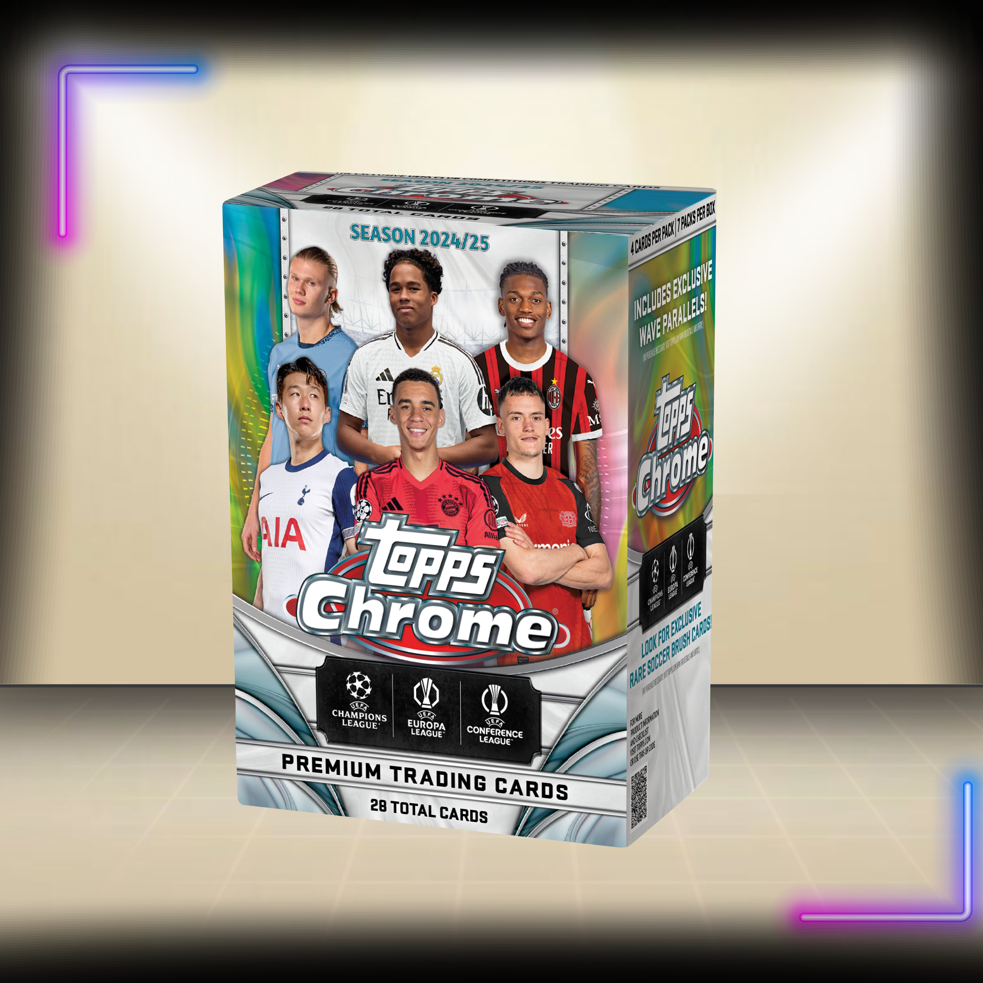 2024-25 Topps Chrome UEFA Club Competitions - Value Box
