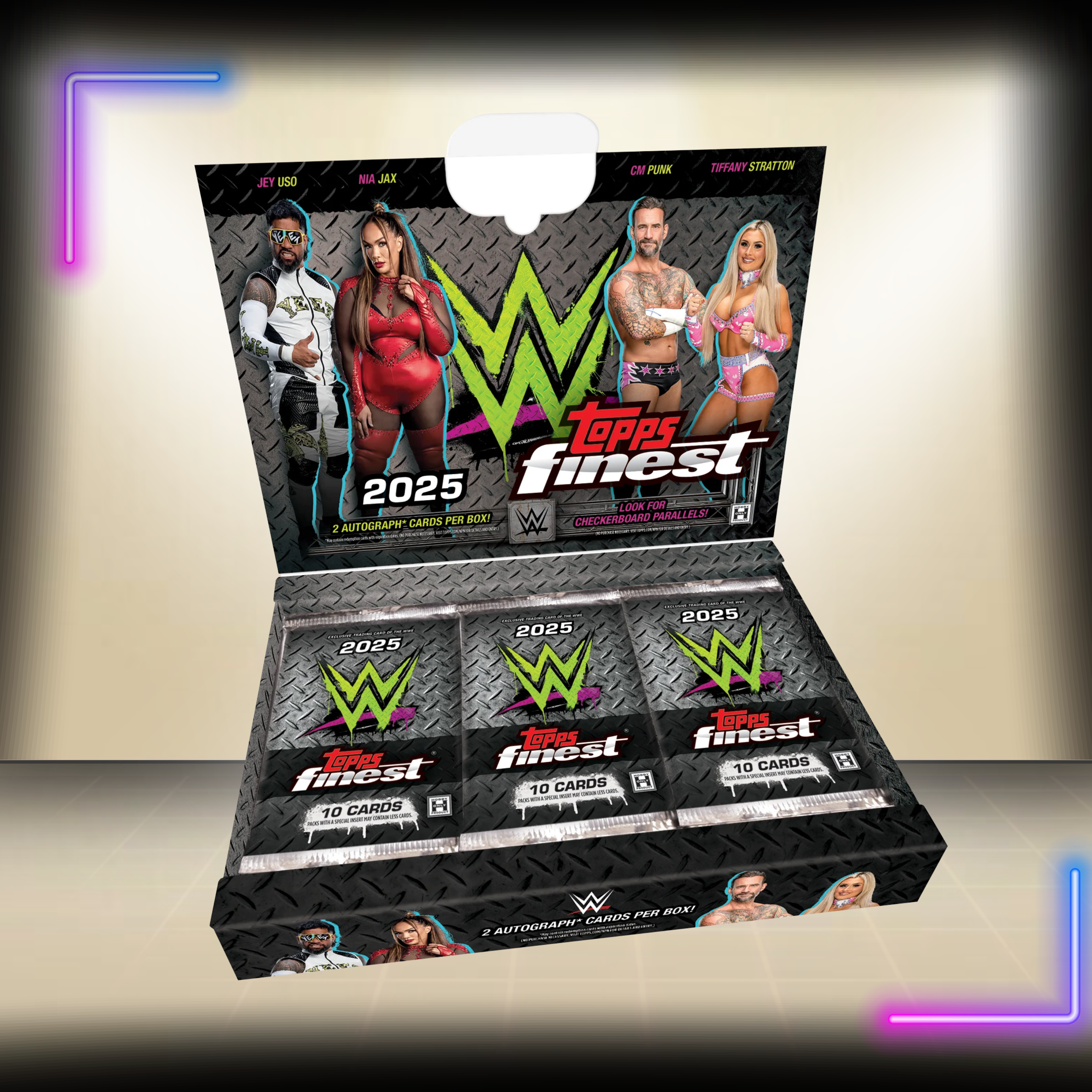 2025 Topps Finest WWE - Hobby Box