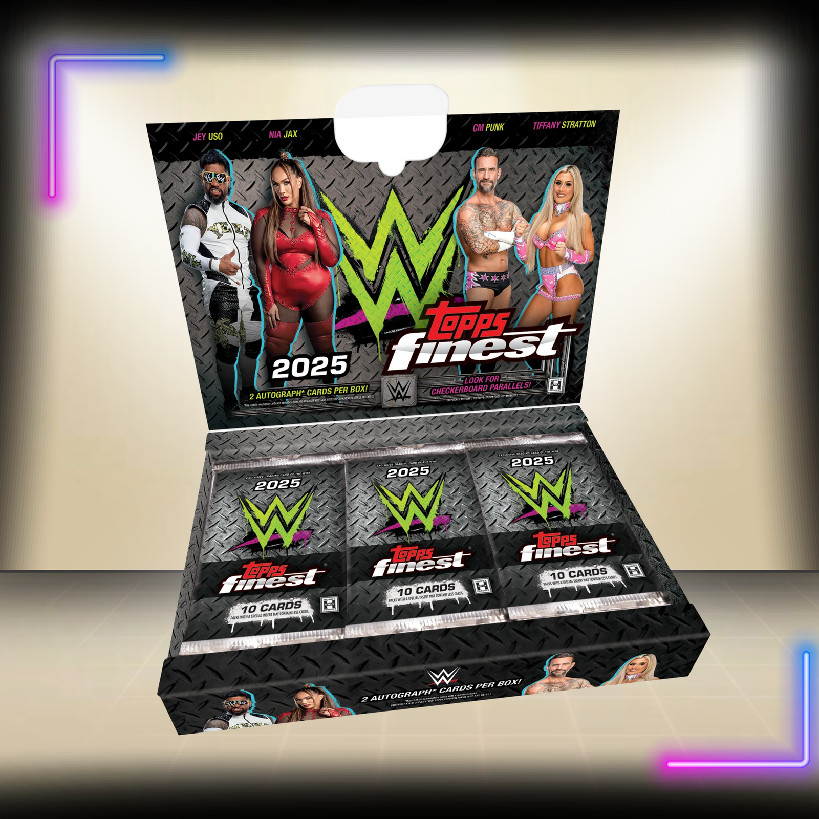 2025 Topps Finest WWE - Hobby Box