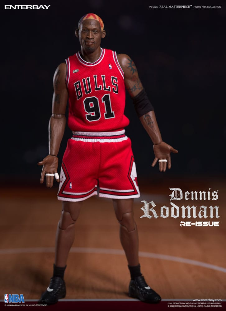 ENTERBAY Dennis Rodman NBA Collection figure Real Masterpiece 1/6
