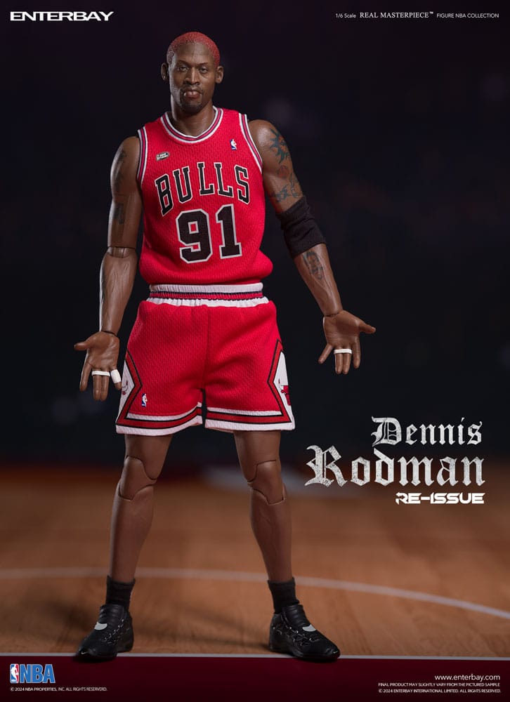 ENTERBAY Dennis Rodman NBA Collection figure Real Masterpiece 1/6