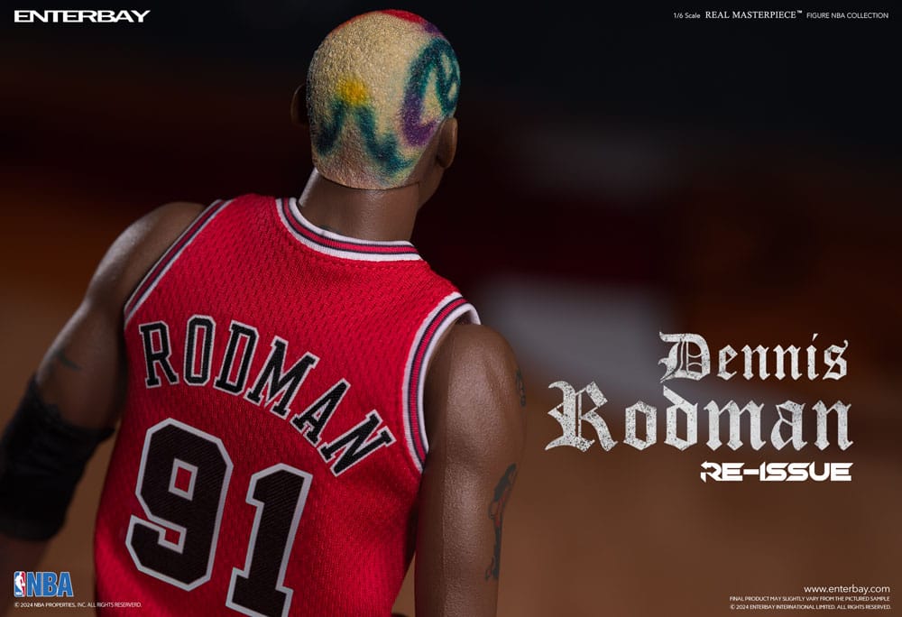 ENTERBAY Dennis Rodman NBA Collection figure Real Masterpiece 1/6