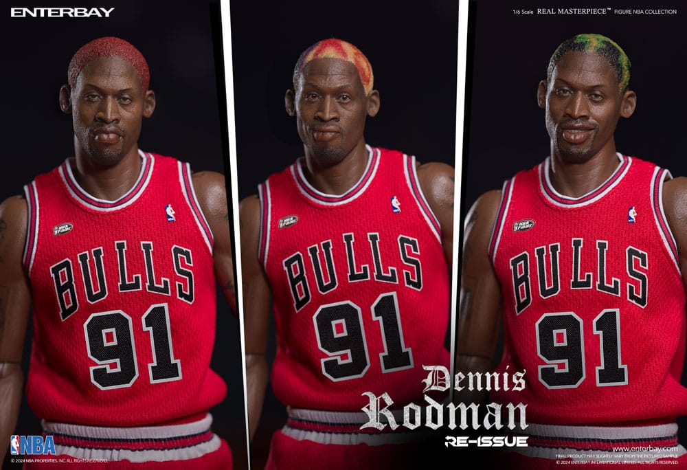 ENTERBAY Dennis Rodman NBA Collection figure Real Masterpiece 1/6