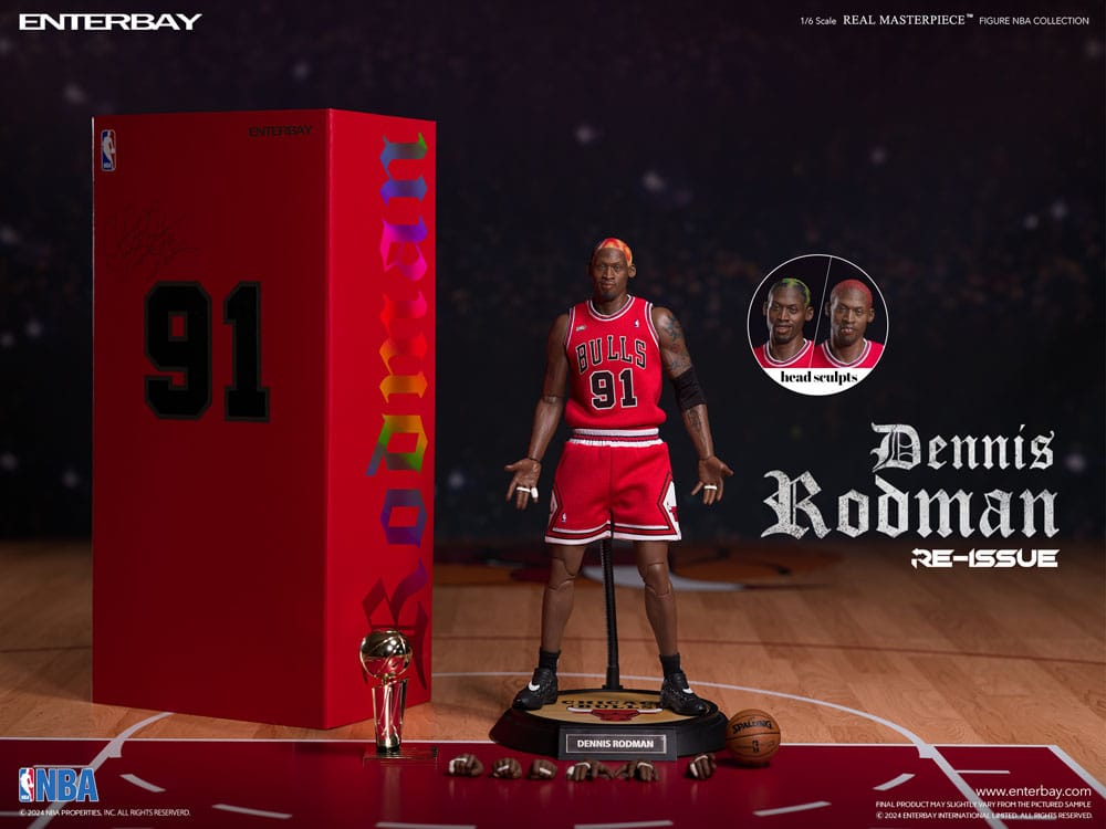 ENTERBAY Dennis Rodman NBA Collection figurine Real Masterpiece 1/6
