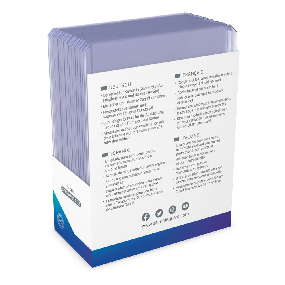 Ultimate Guard Card Covers Toploading 35 pt Transparent (pack de 25)